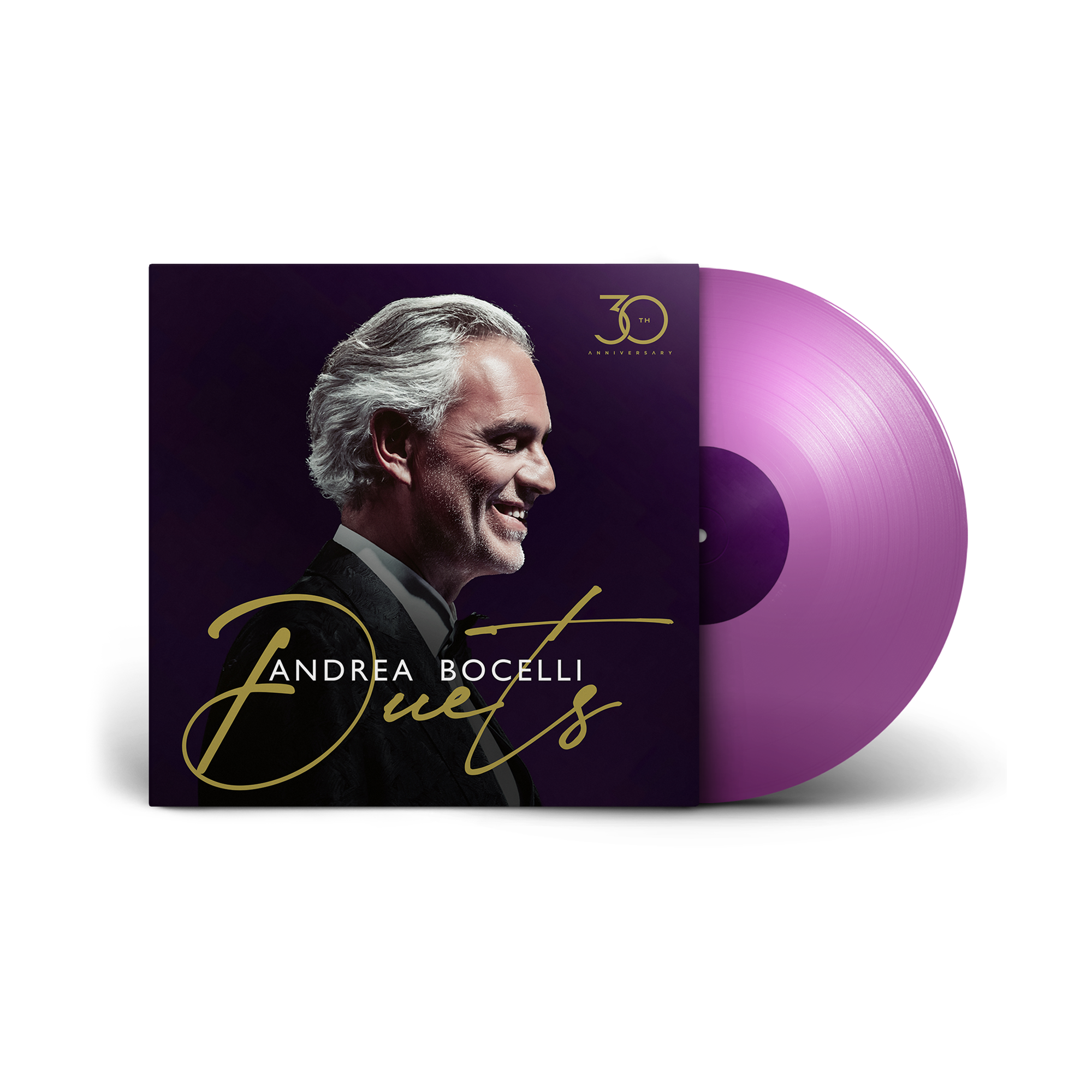 Andrea Bocelli - The Duets - 30th Anniversary - Vinyle violet exclusif