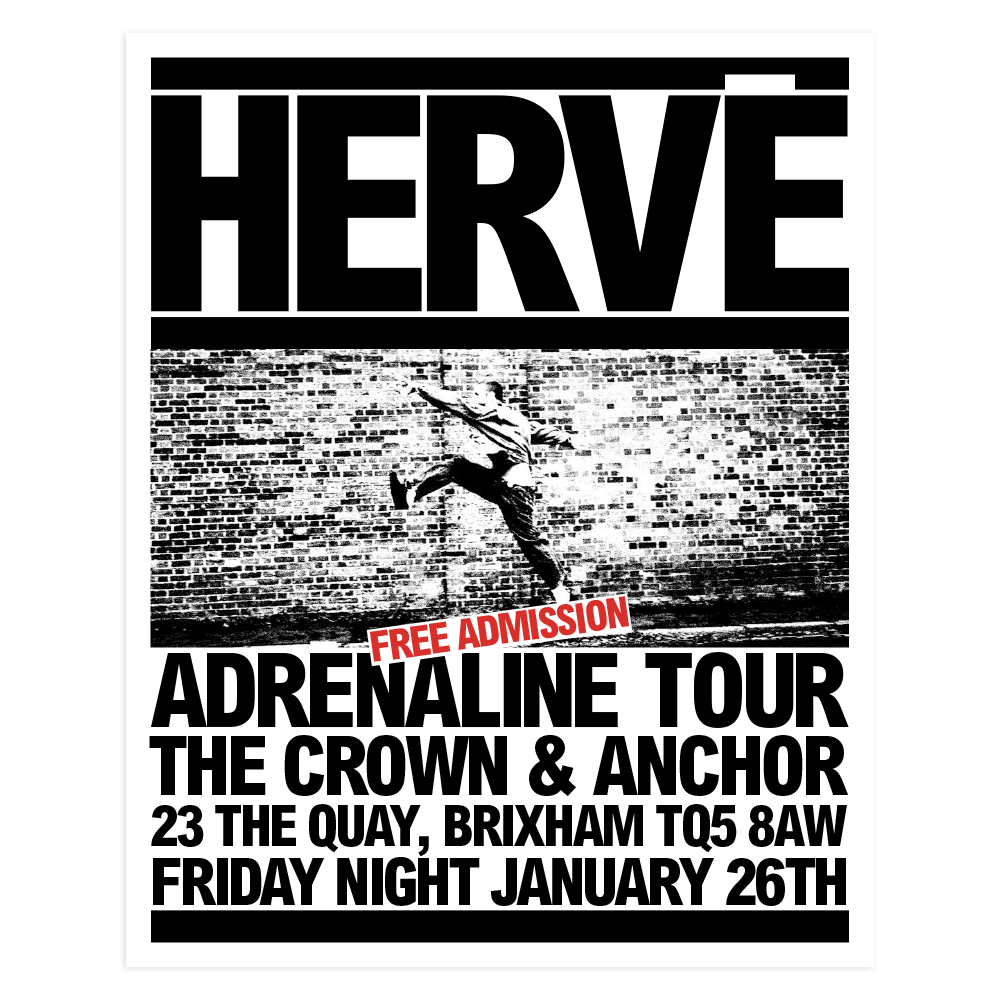 Hervé - Adrénaline - Poster