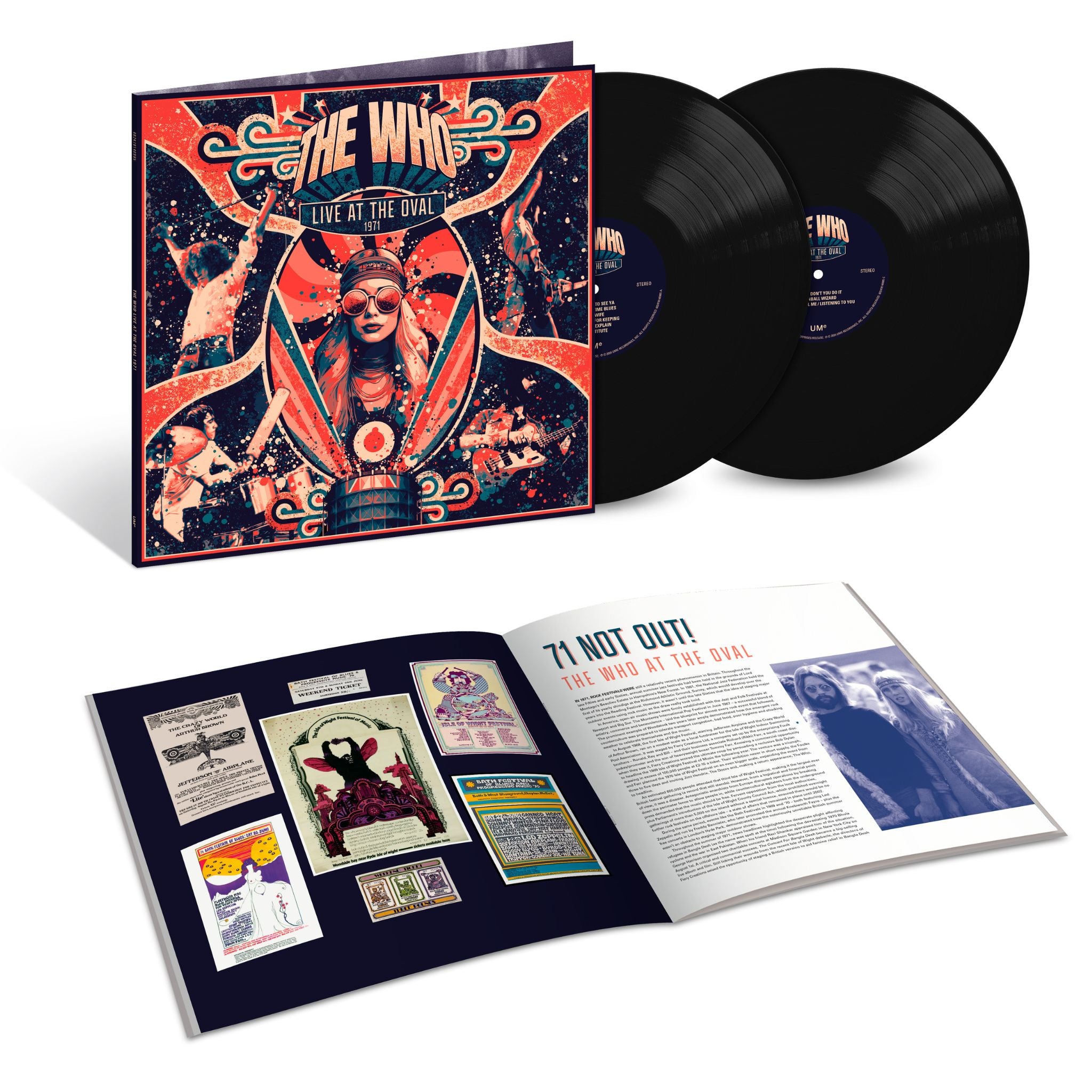 The Who - Live at The Oval 1971 - Double vinyle