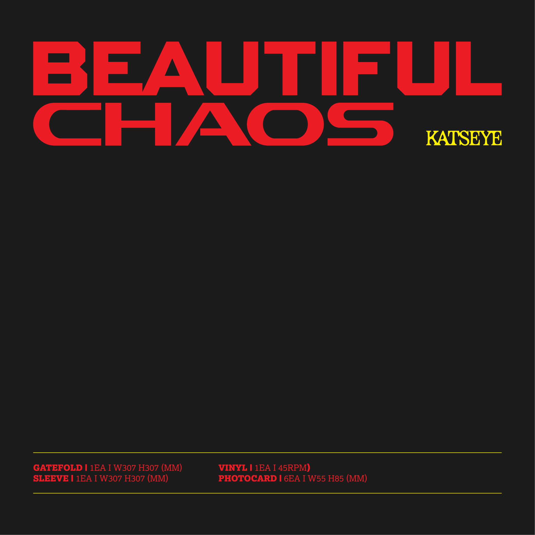 Katseye - Beautiful Chaos - Vinyle exclusivité store + Carte dédicacée