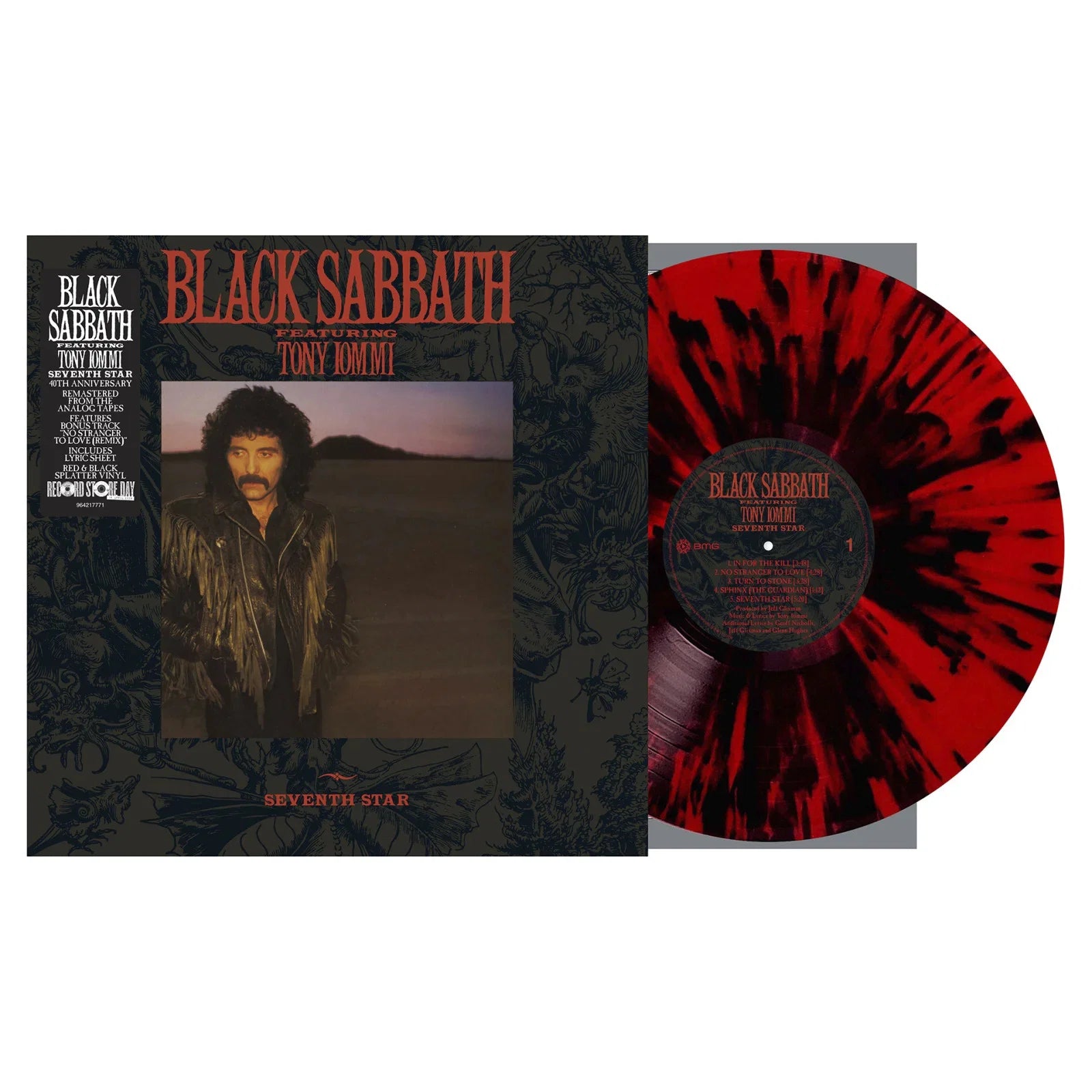 Black Sabbath - Seventh Star - Vinyle Splatter Rouge