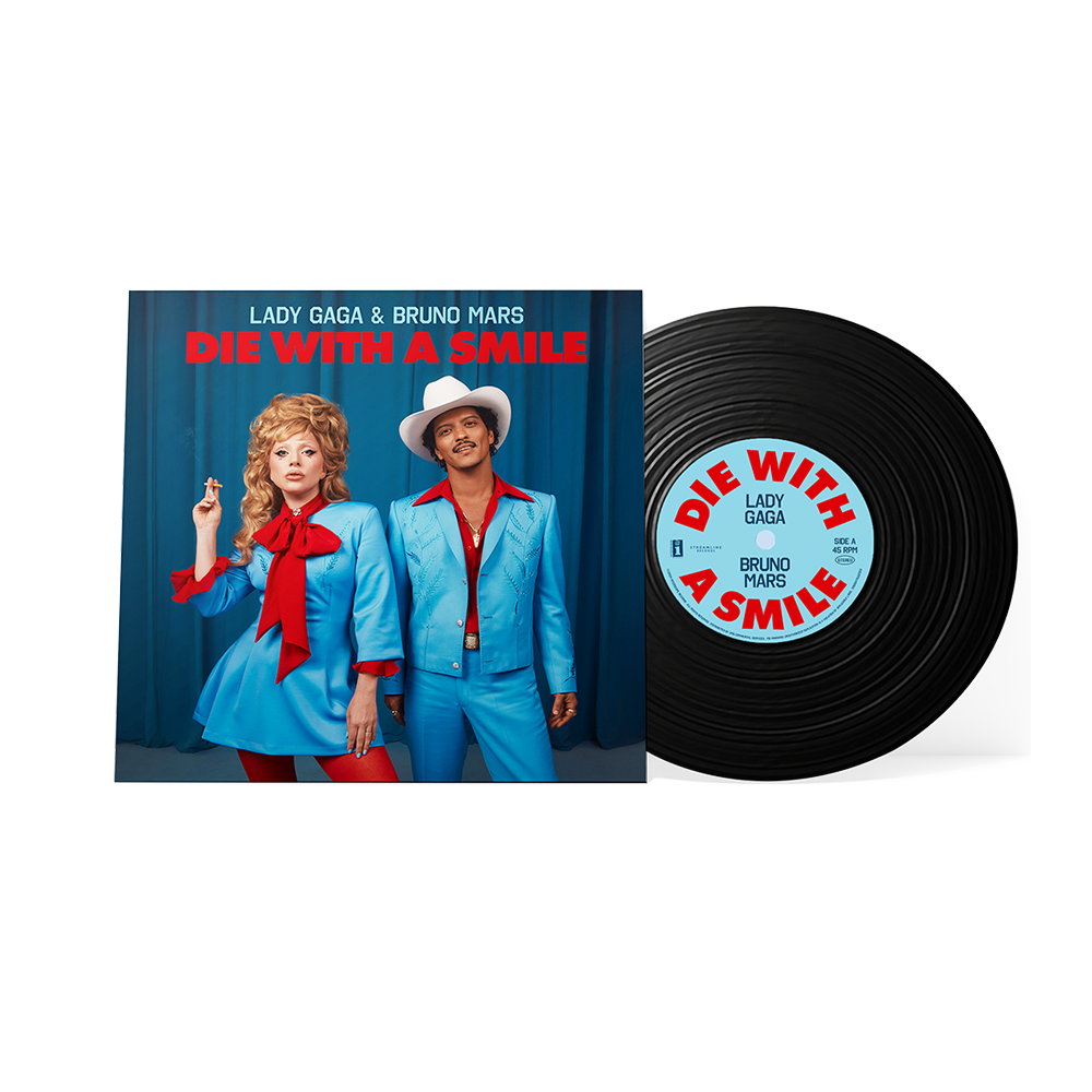 Lady Gaga & Bruno Mars - Die With a Smile - Vinyle 7"