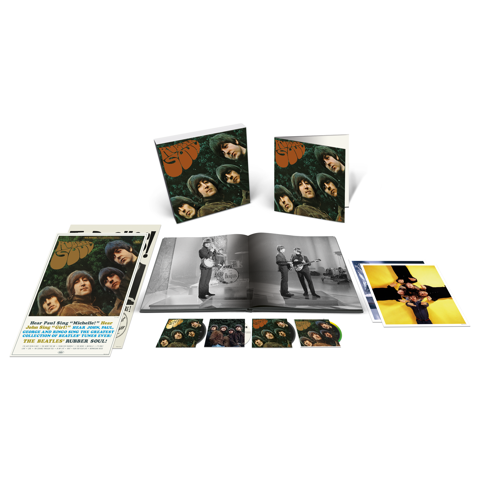 The Beatles - Rubber Soul - Coffret 4CD Deluxe Special Edition + Posters + Art Cards