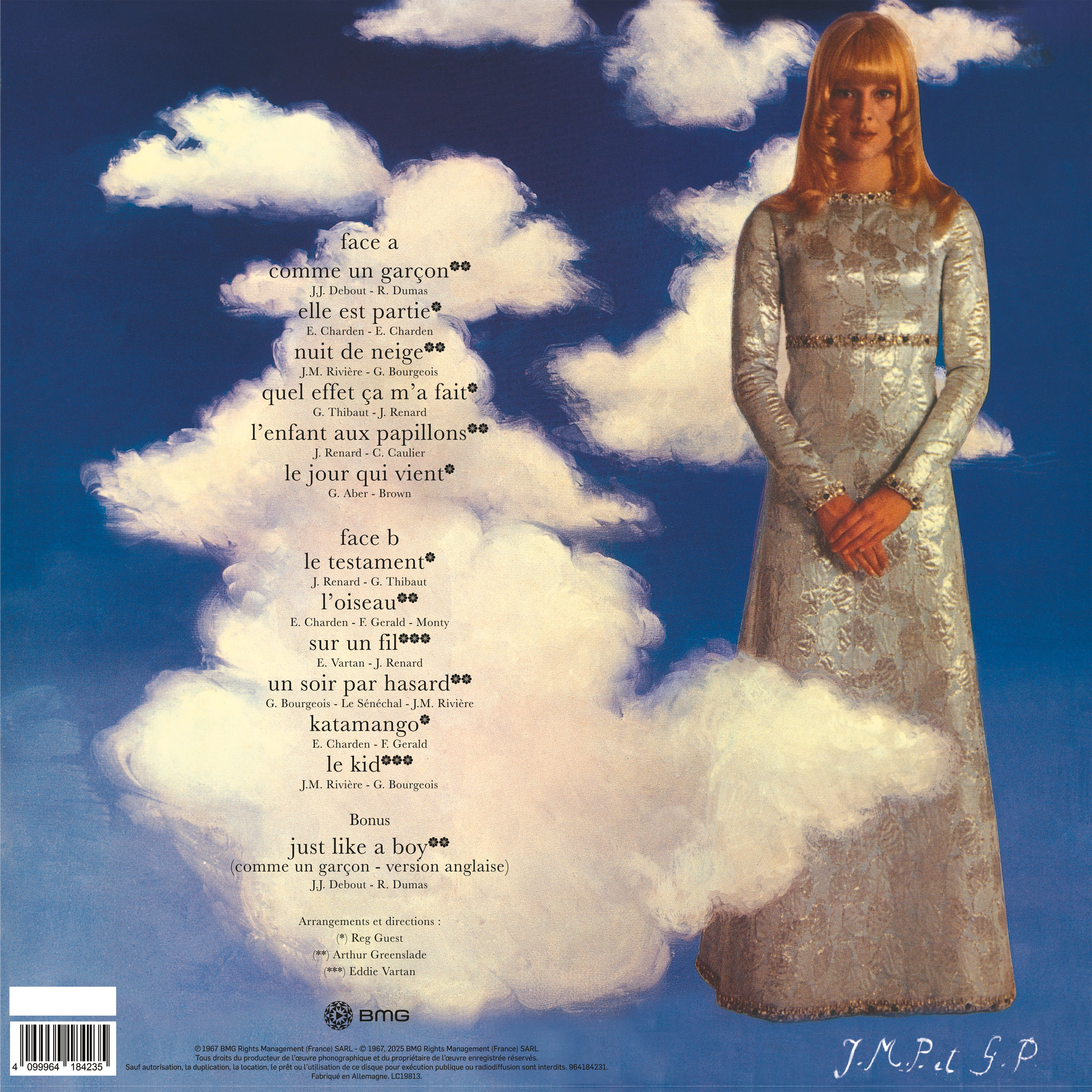 Sylvie Vartan - Comme un garçon - Vinyle Picture Disc Édition Limitée (Exclusivité store)