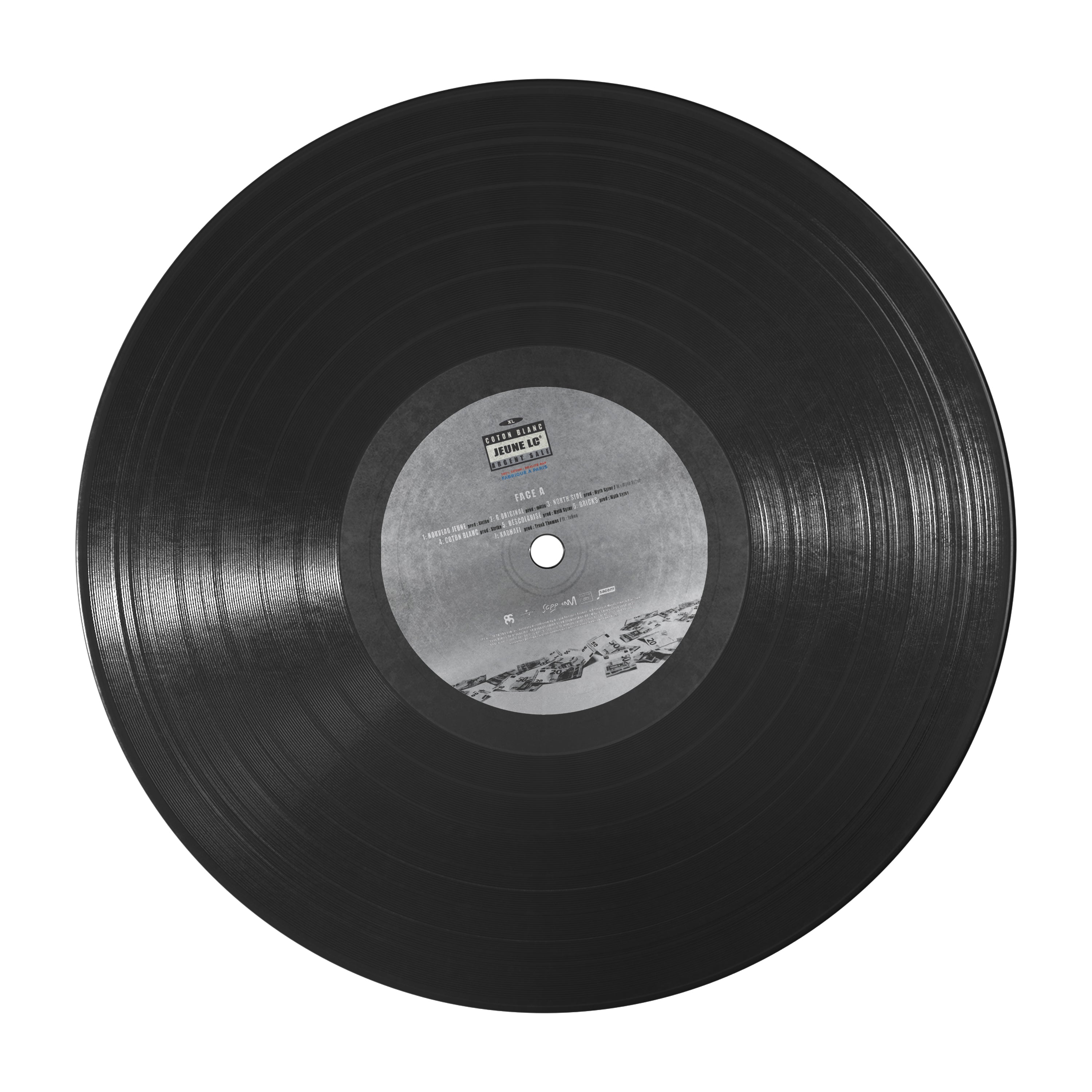 Jeune LC - "Coton Blanc Argent Sale" - Vinyle