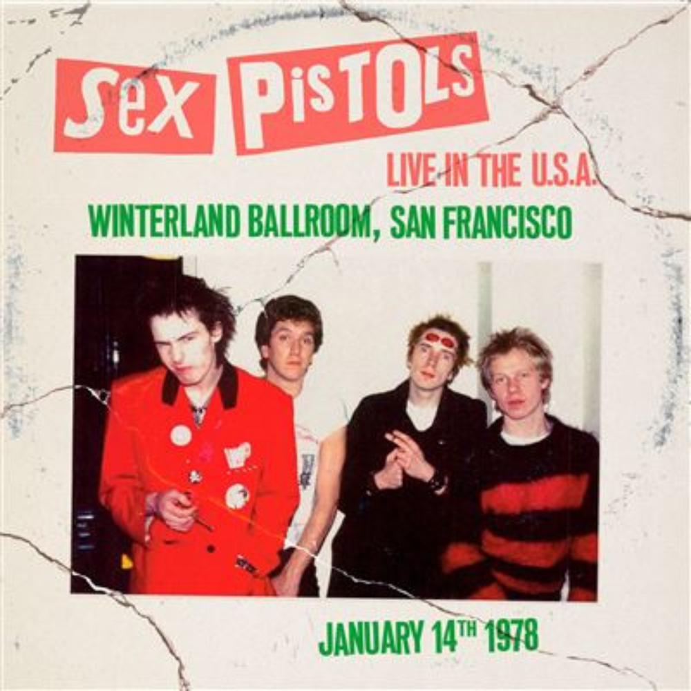 Sex Pistols - Live In The USA 1978, San Francisco - Vinyle bleu Tirage Limité