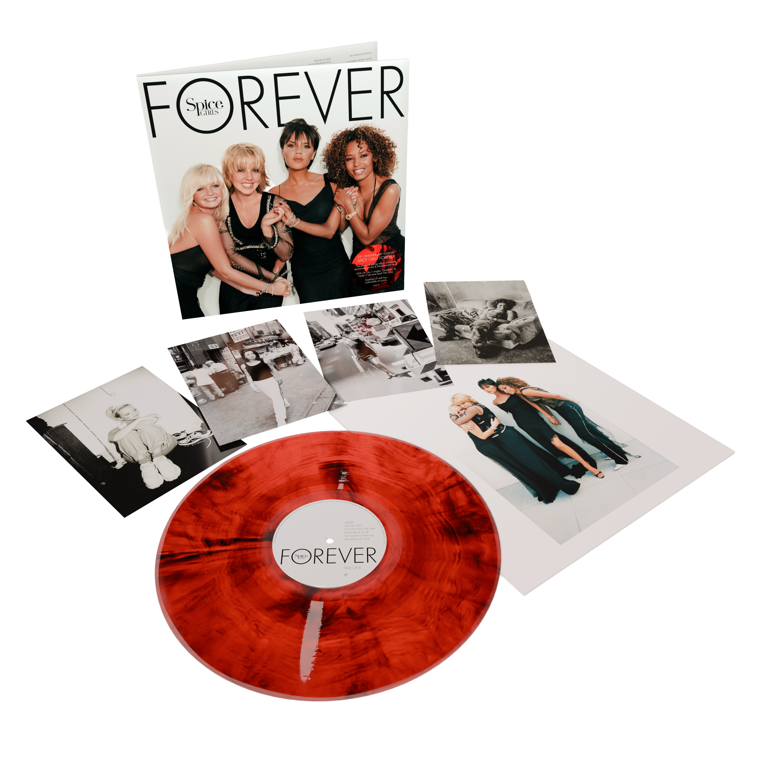 Spice Girls - Forever (25th Anniversary) - Vinyle Marbré Rouge et Noir