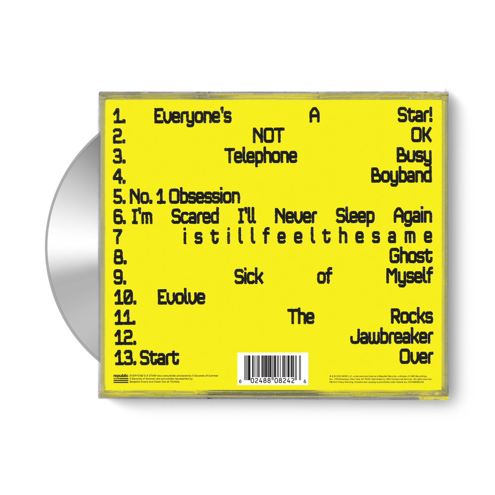 5 Seconds of Summer - EVERYONE'S A STAR! (Luke Deluxe) - CD (Exclusivité Store)