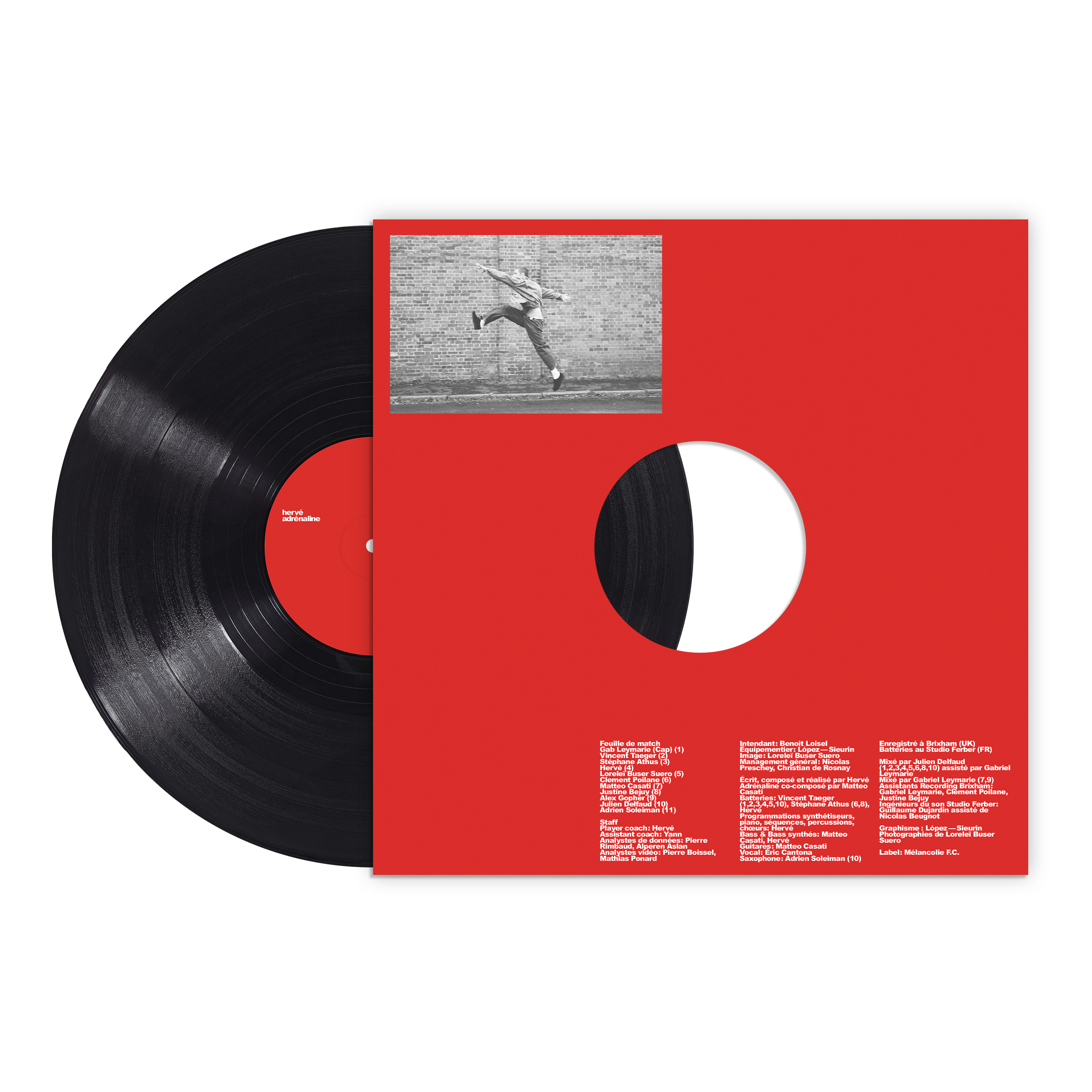 Hervé - Adrénaline - Vinyle noir