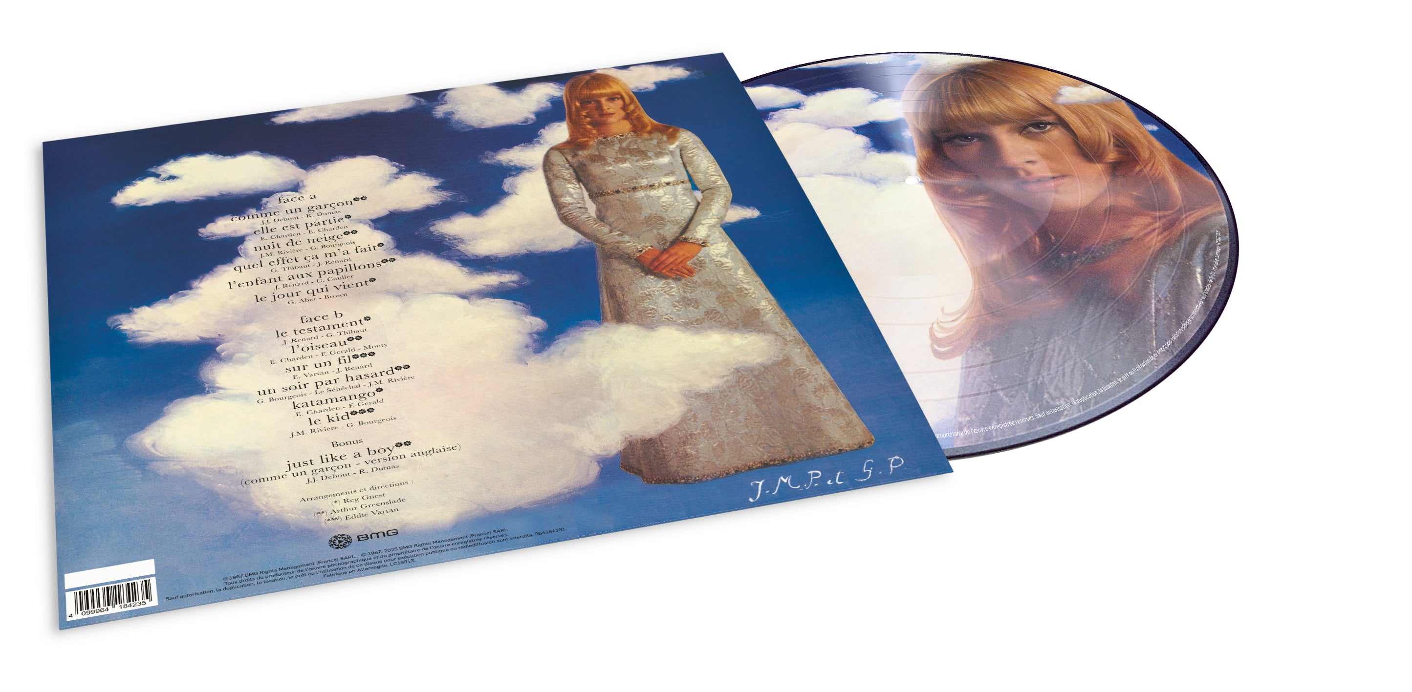 Sylvie Vartan - Comme un garçon - Vinyle Picture Disc Édition Limitée (Exclusivité store)