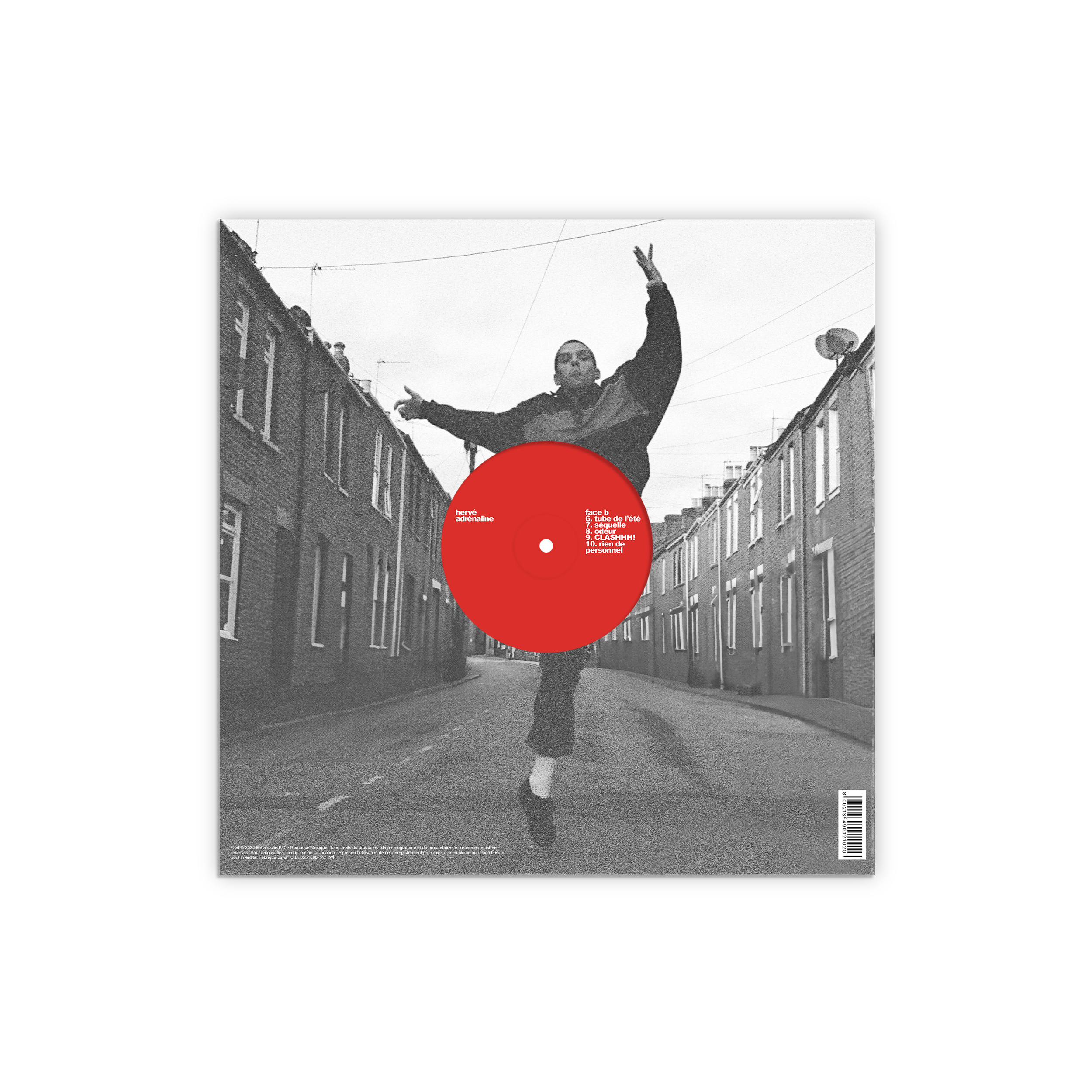 Hervé - Adrénaline - Vinyle noir