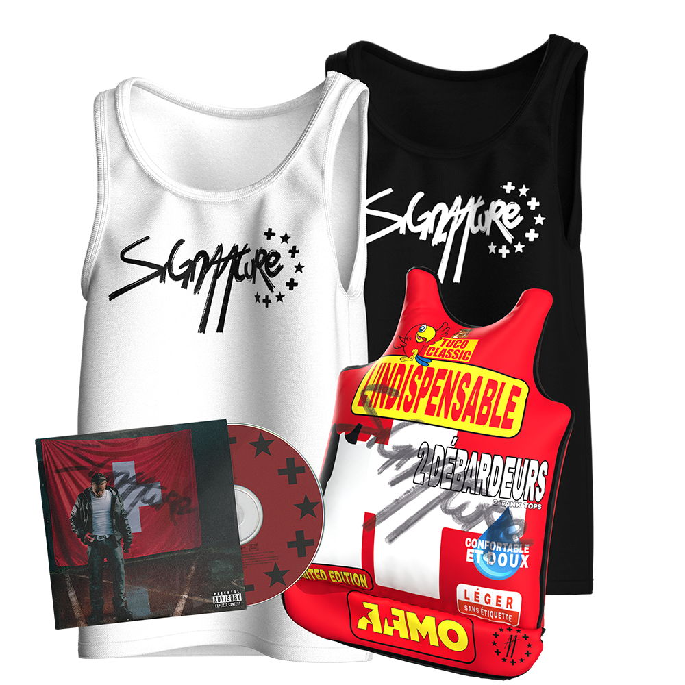 AAMO - Pack Tuco Classic x AAMO 2 débardeurs signaature + CD signaature
