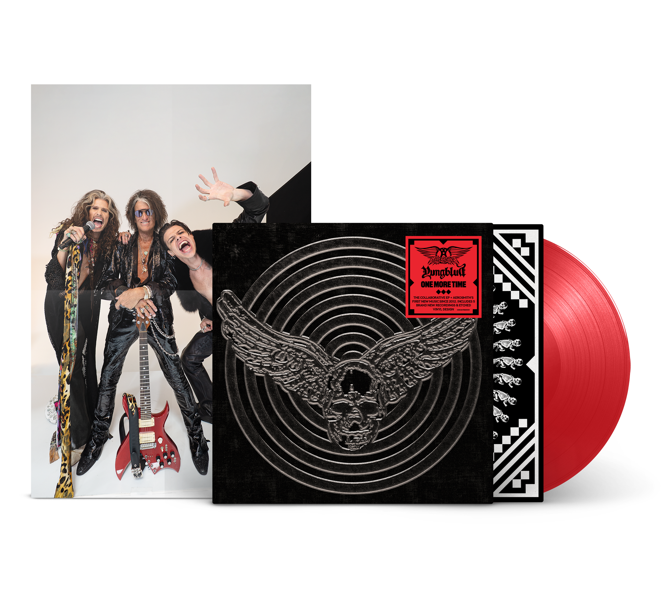 Aerosmith & YUNGBLUD - One More Time - Vinyle Rouge (Exclusivité store)
