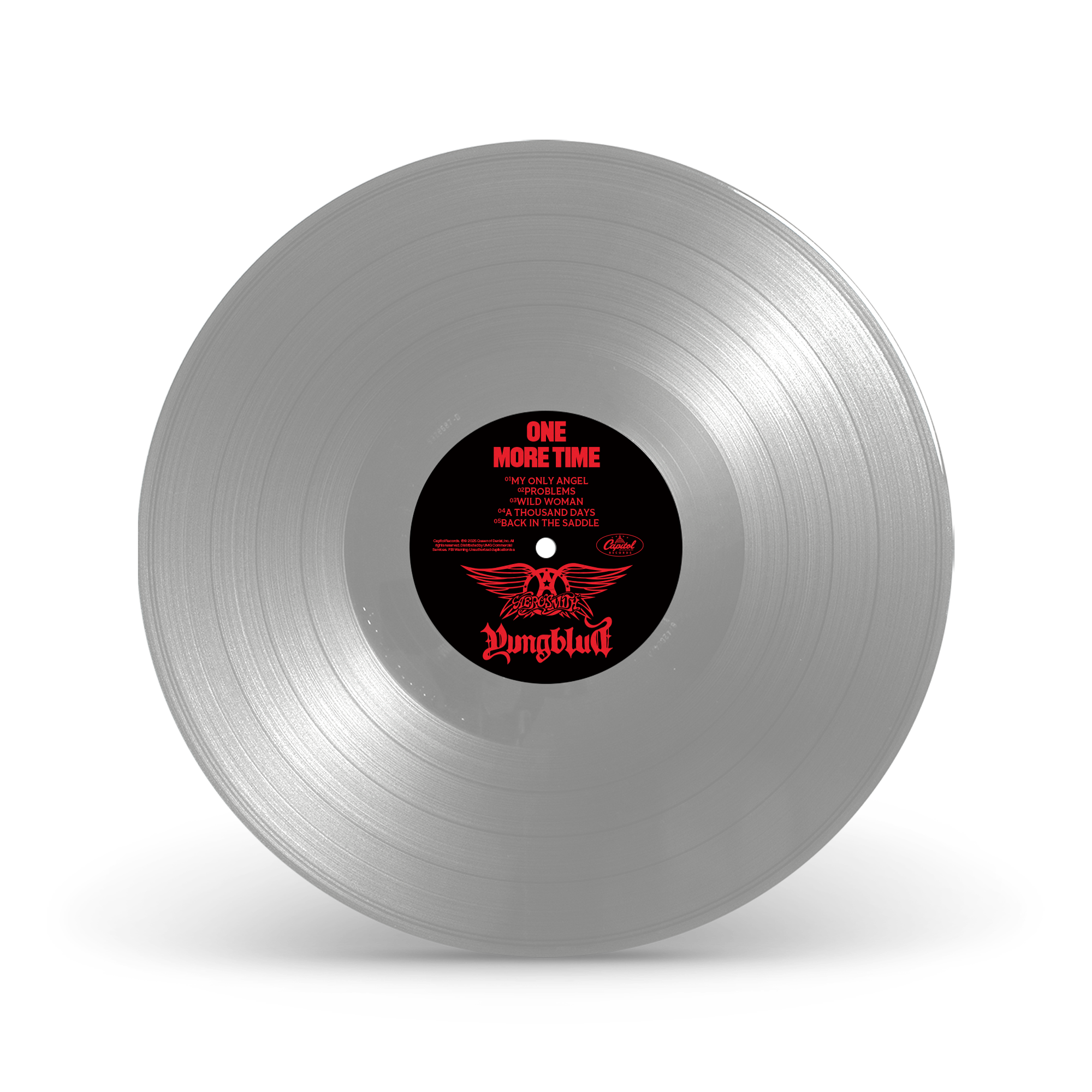 Aerosmith & YUNGBLUD - One More Time - Vinyle Argenté (YUNGBLUD Store Exclusive)