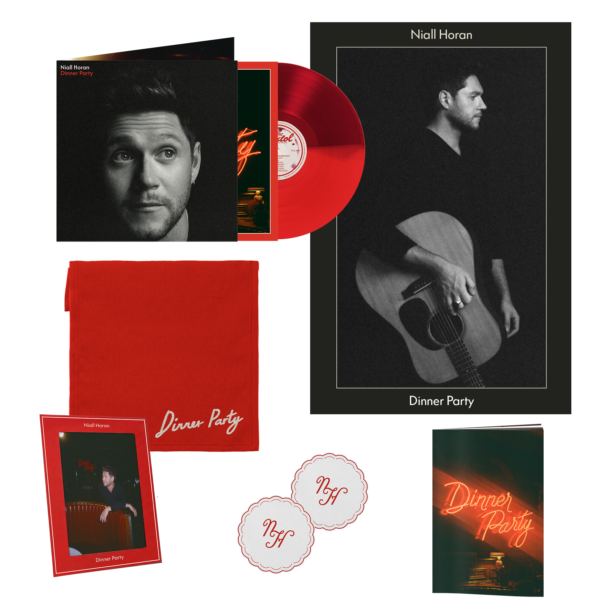 Niall Horan - Dinner Party - Vinyle Deluxe 'Red Booth Edition' + Carte dédicacée