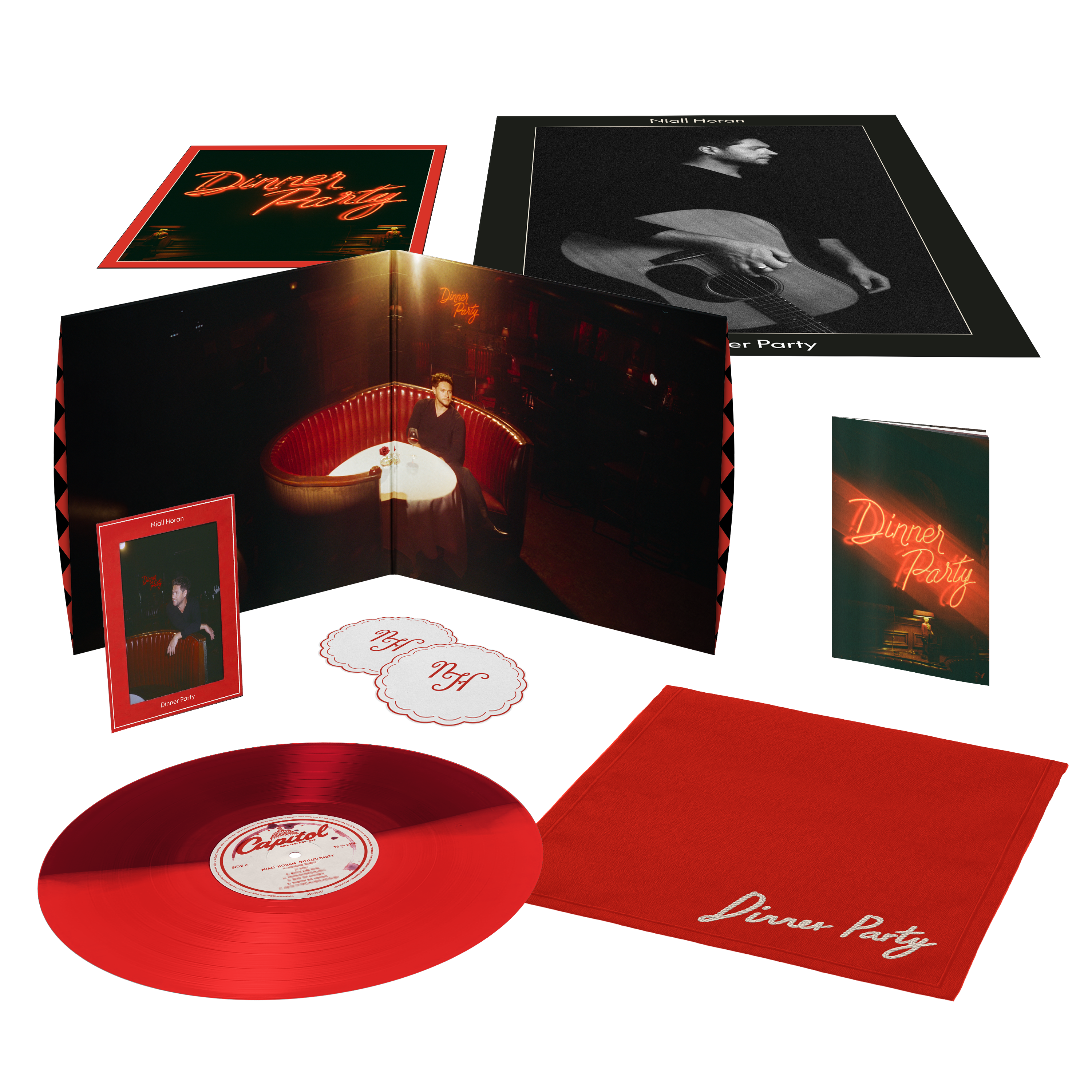 Niall Horan - Dinner Party - Vinyle Deluxe 'Red Booth Edition' + Carte dédicacée