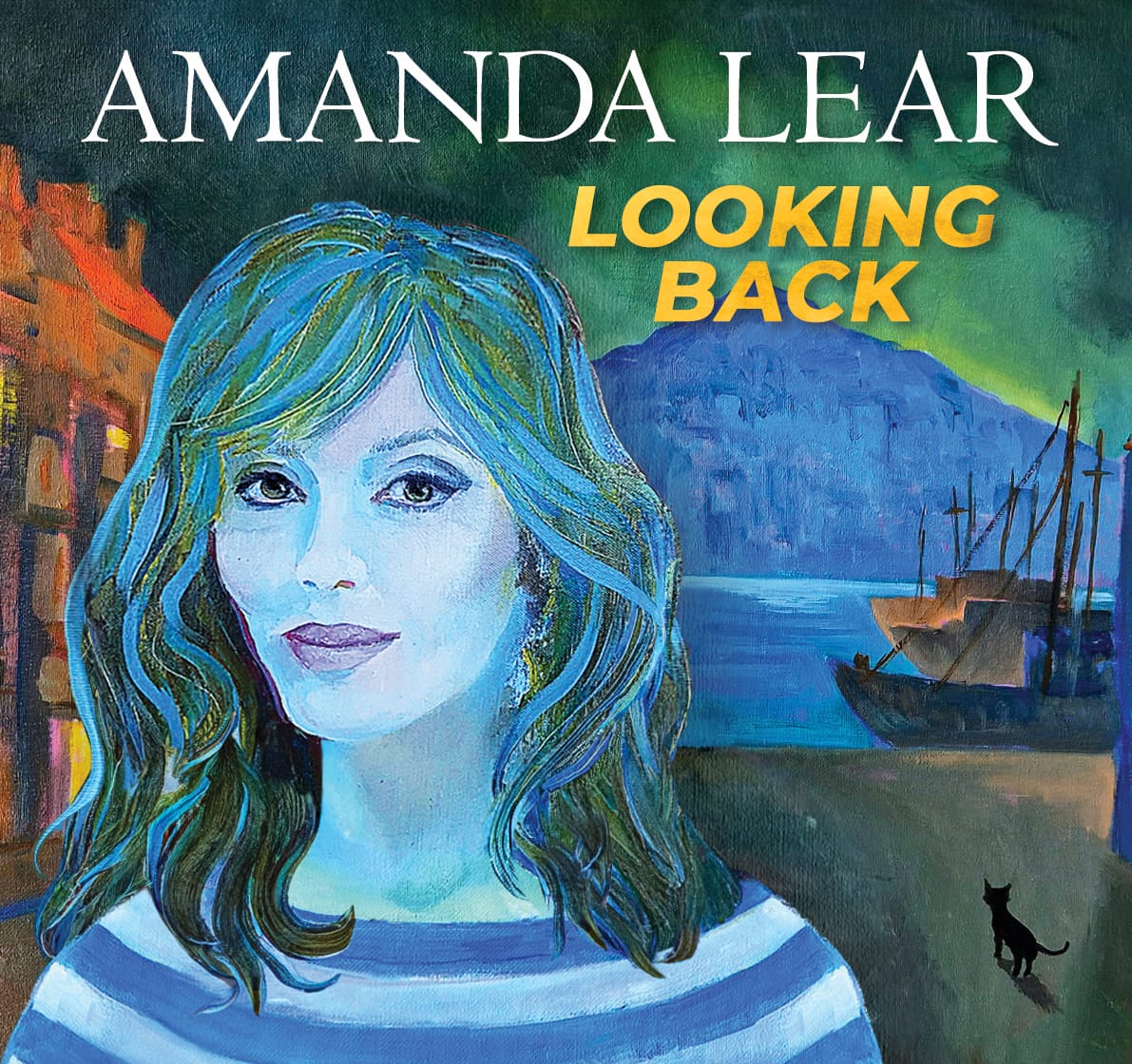 Amanda Lear - LOOKING BACK - Vinyle Gatefold Bleu dédicacé