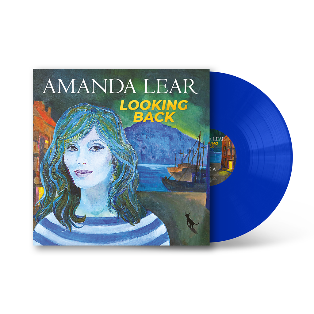 Amanda Lear - LOOKING BACK - Vinyle Gatefold Bleu dédicacé