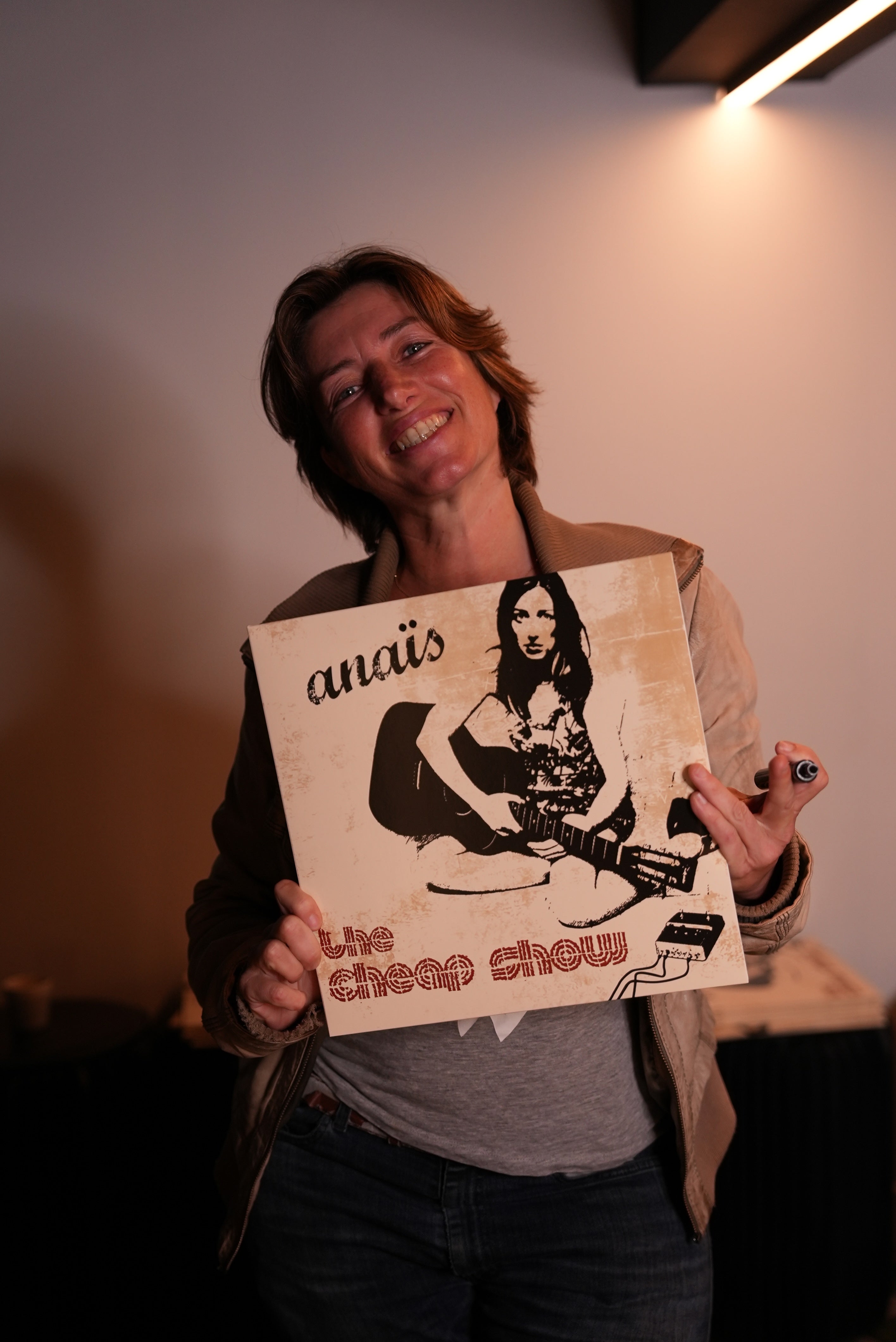 Anais - The Cheap Show - Double Vinyle Jaune Dédicacé
