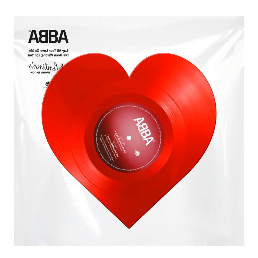 Abba - Lay All Your Love - Vinyle 12'' (Forme de Coeur)