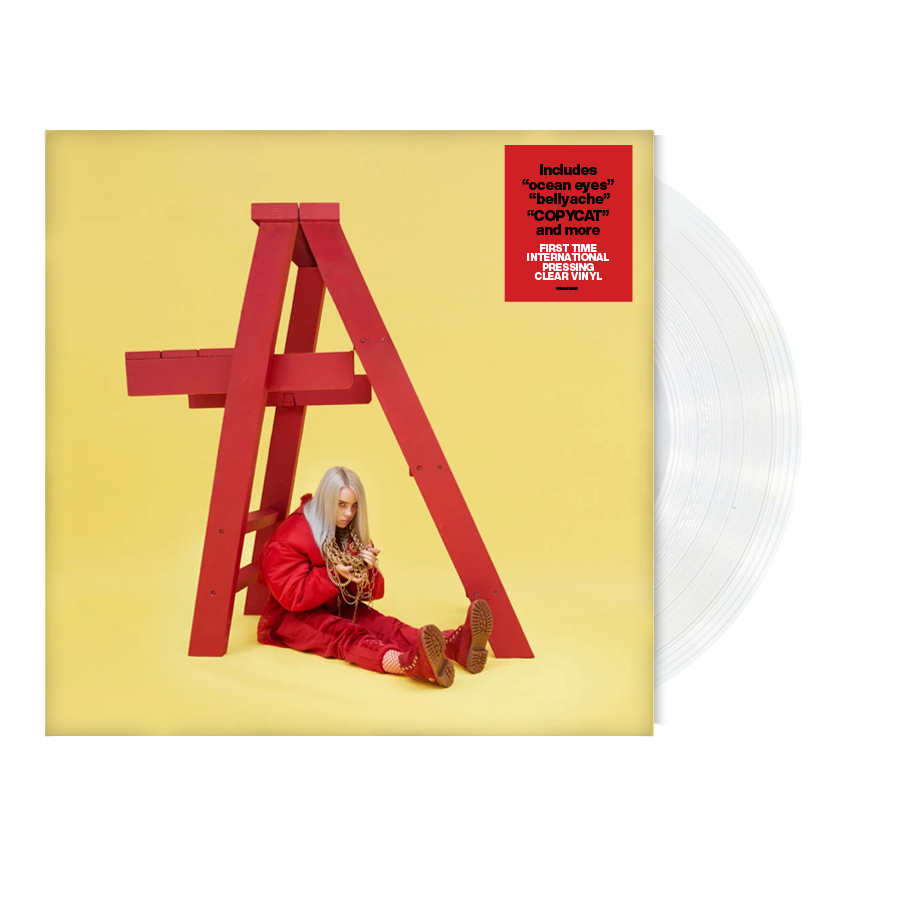 Billie Eilish - dont smile at me [first INTL pressing in clear] - Vinyle Transparent