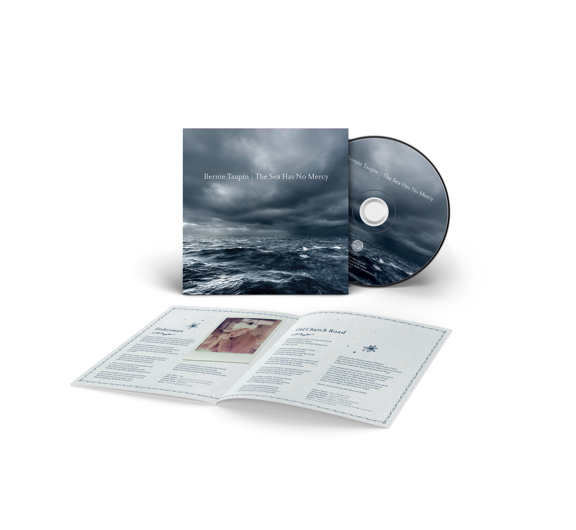 Bernie Taupin - The Sea Has No Mercy - CD + Livret dédicacé