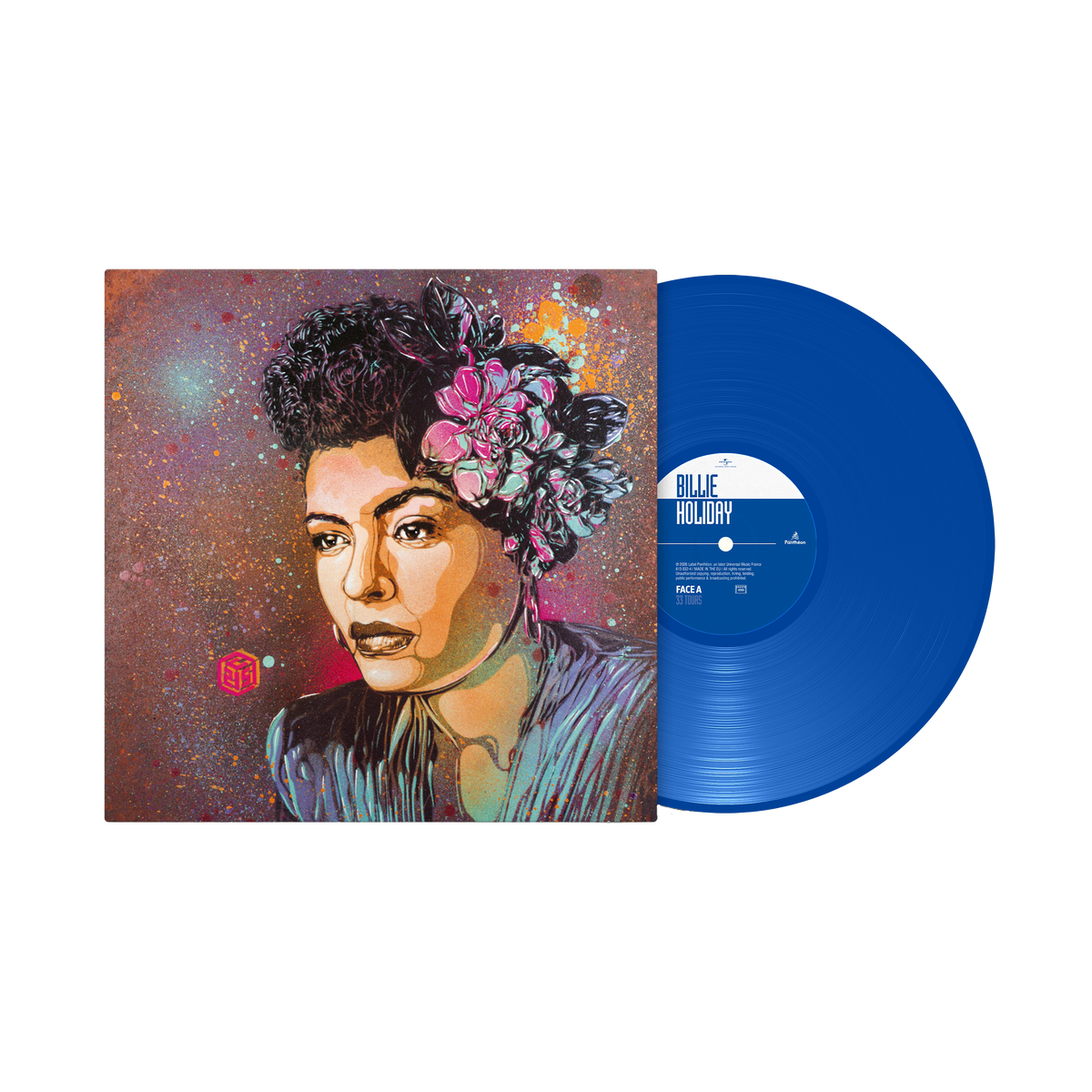 Billie Holiday: Best Of C215 - Vinyle Bleu Dédicacé