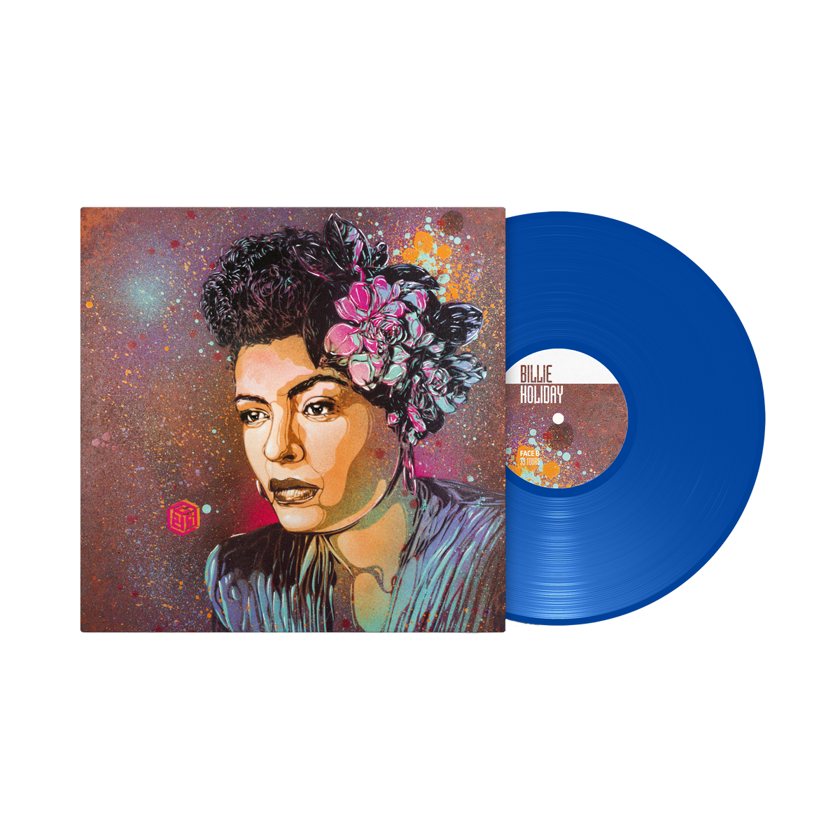 Billie Holiday: Best Of C215 - Vinyle Bleu Dédicacé