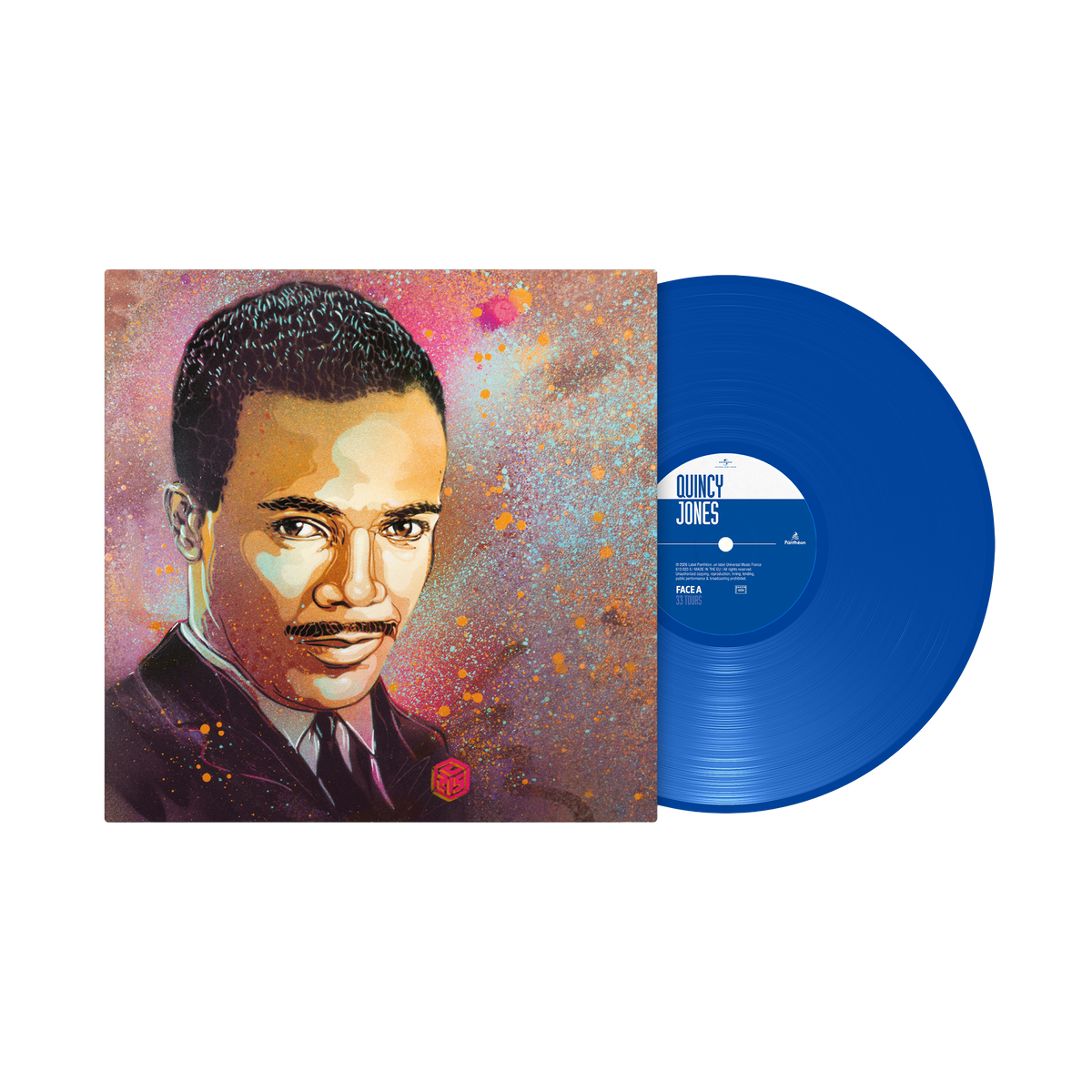 Quincy Jones: Best Of C215 - Vinyle Bleu Dédicacé