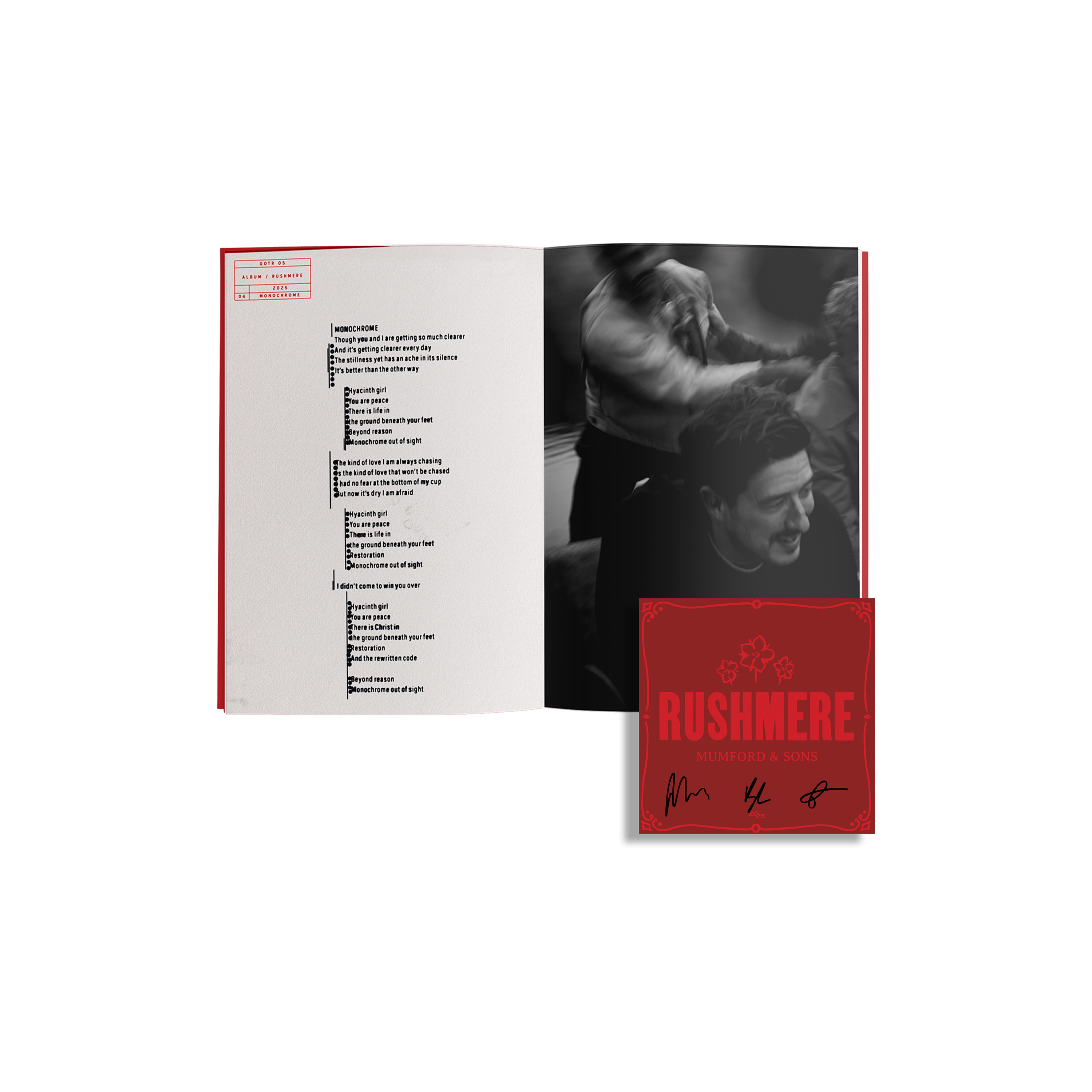 Mumford and Sons - RUSHMERE - CD Zine + Carte dédicacée