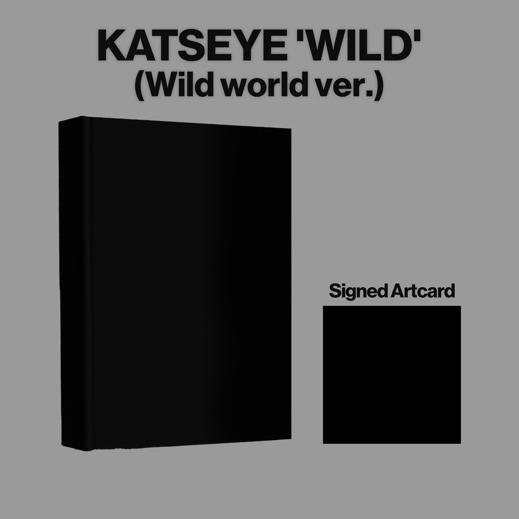 KATSEYE - WILD - Wild world ver. - CD + Artcard dédicacée