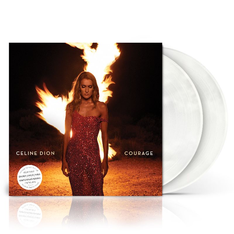 Céline Dion - Courage (Edition Limitée Paris - Vinyle Blanc Nacré)