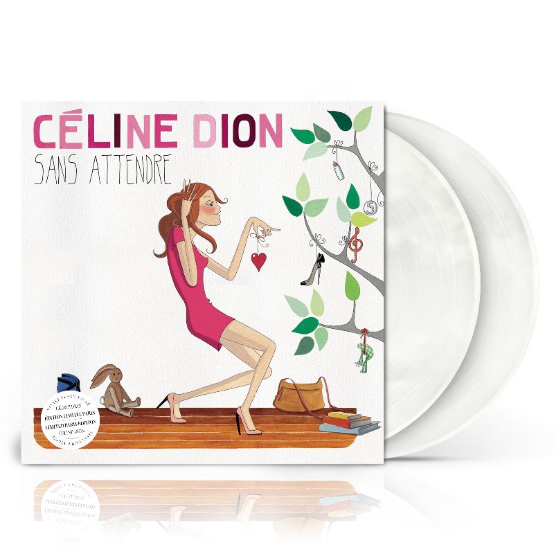 Céline Dion - Sans attendre (Edition Limitée Paris - Vinyle Blanc Nacré)
