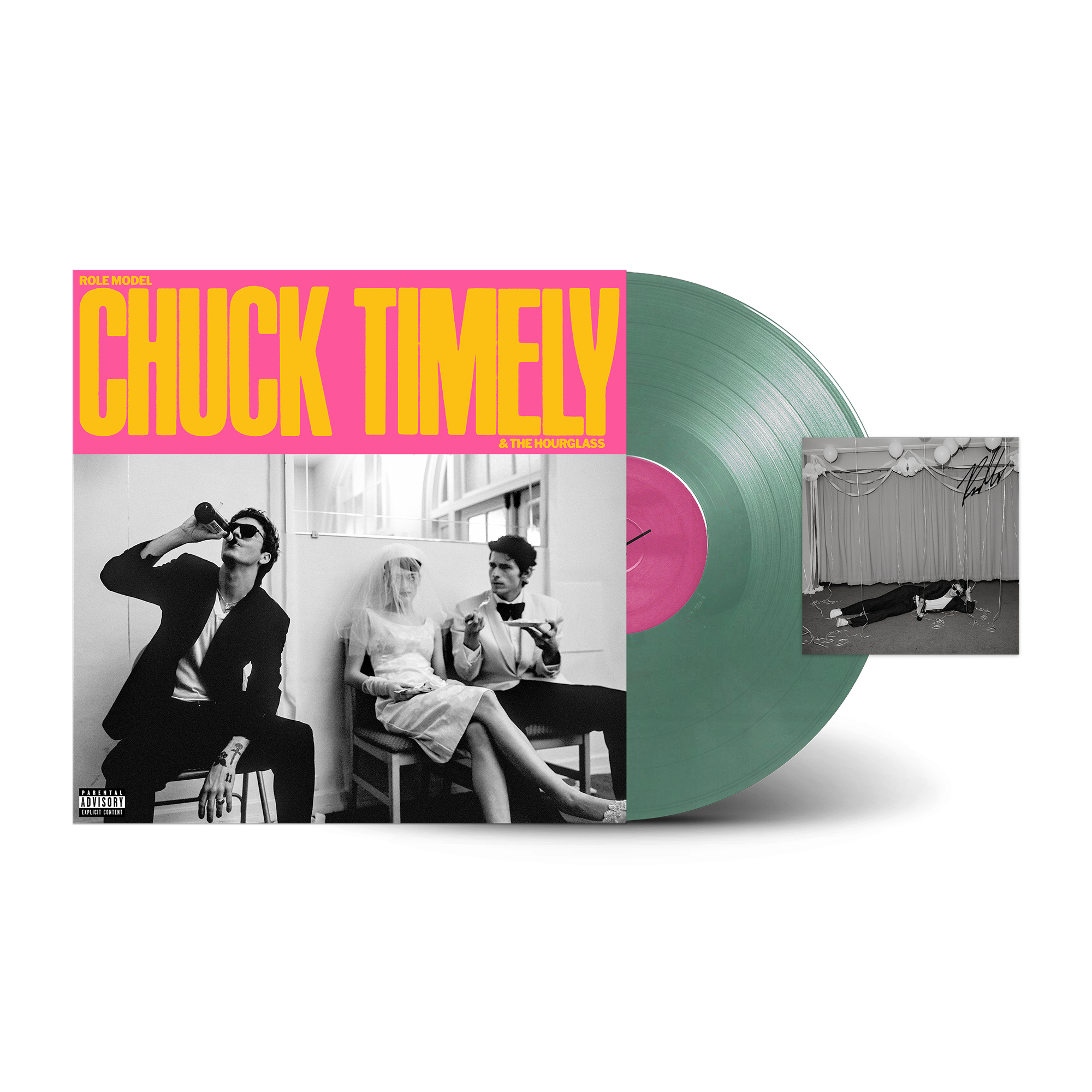 Role Model - Role Model - Chuck Timely & the Hourglass - Vinyle Couleur Pistache (Exclusivité) + Carte Dédicacée