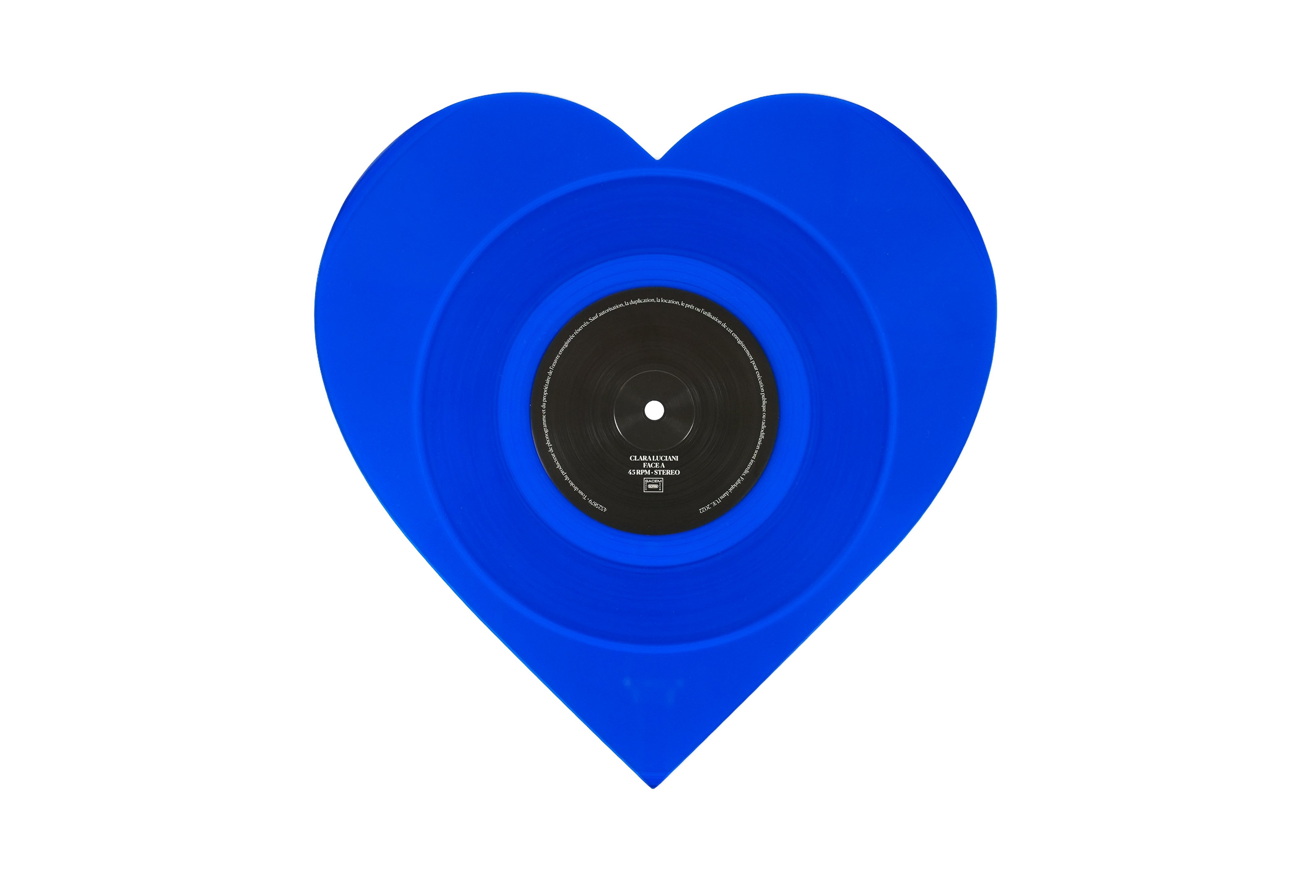 Clara Luciani - Coeur - Vinyle Bleu Maxi 45T