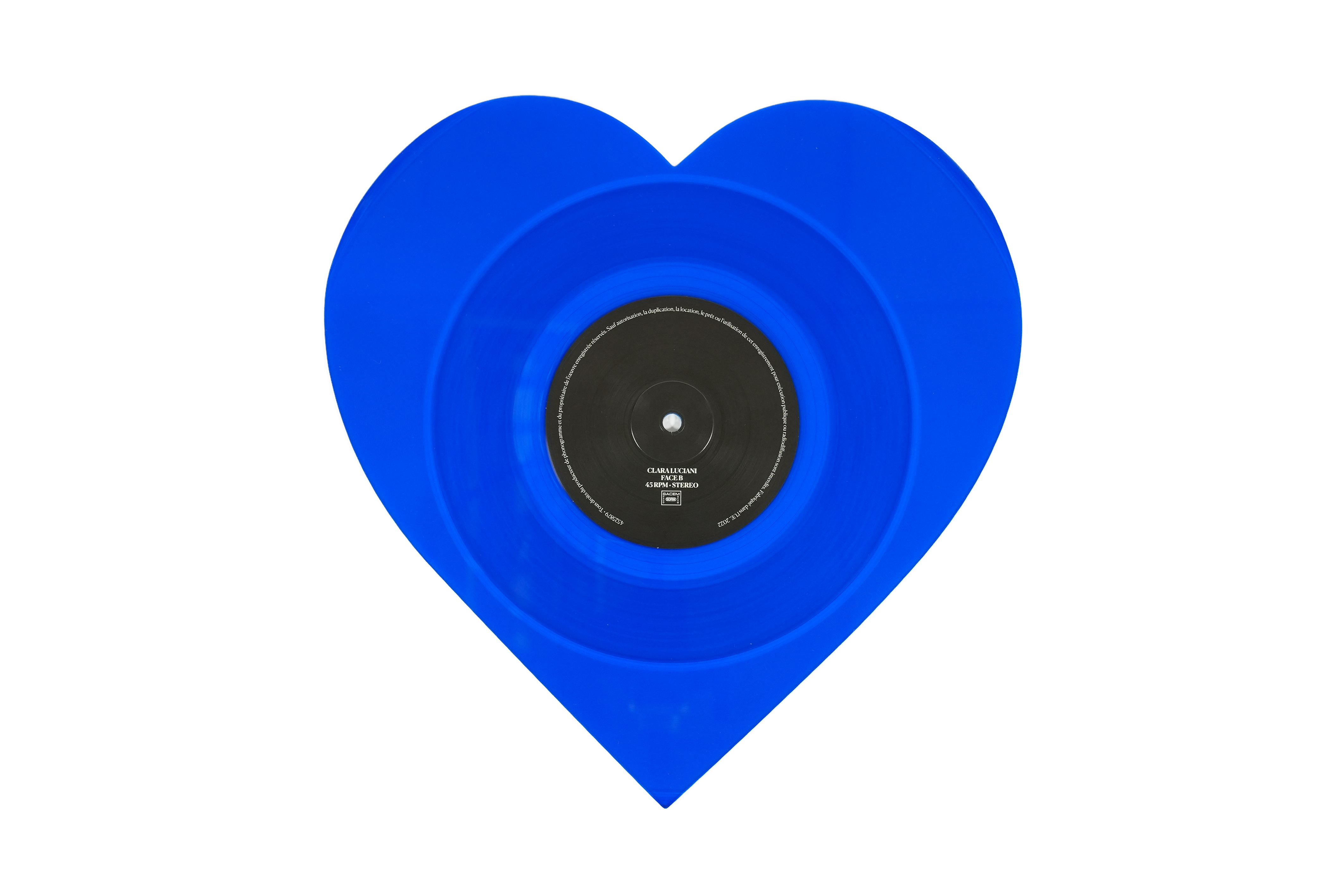 Clara Luciani - Coeur - Vinyle Bleu Maxi 45T