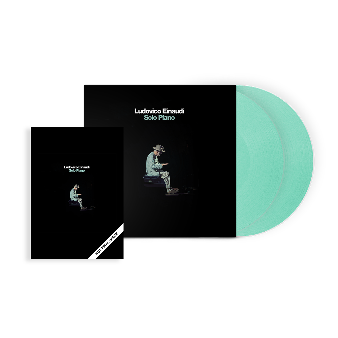 Ludovico Einaudi - Solo Piano - Double Vinyle Vert + Carte dédicacée + Livre de partitions