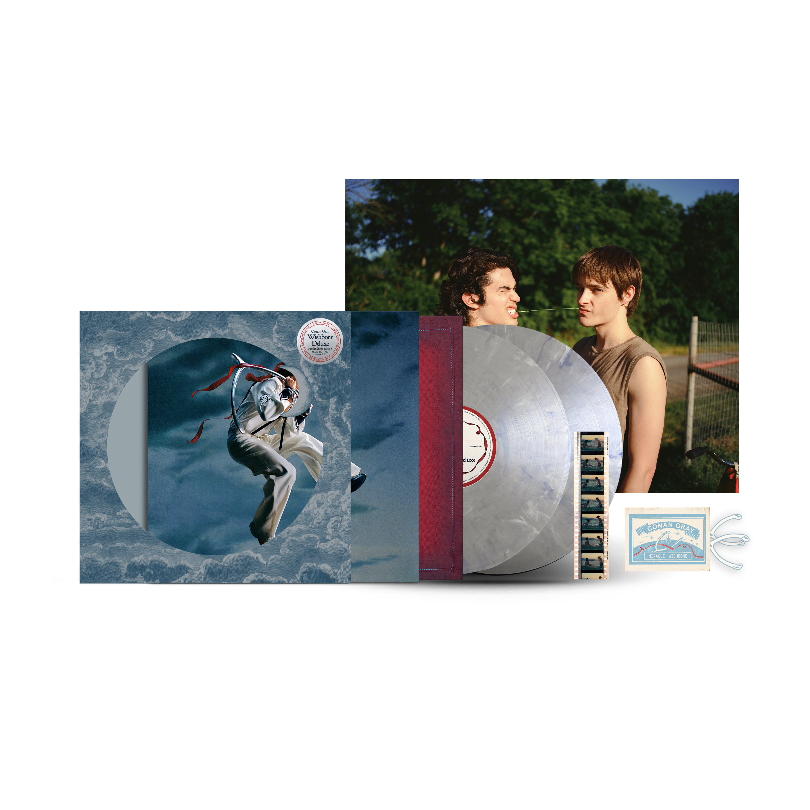 Conan Gray - Wishbone Deluxe - Double Vinyle Moths Silver Edition