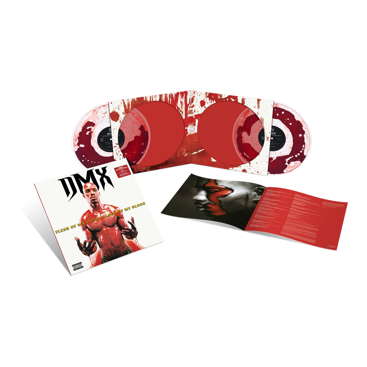 DMX - Flesh of My Flesh, Blood of My Blood (Blood-Filled Liquid 2LP) - Double Vinyle Liquide