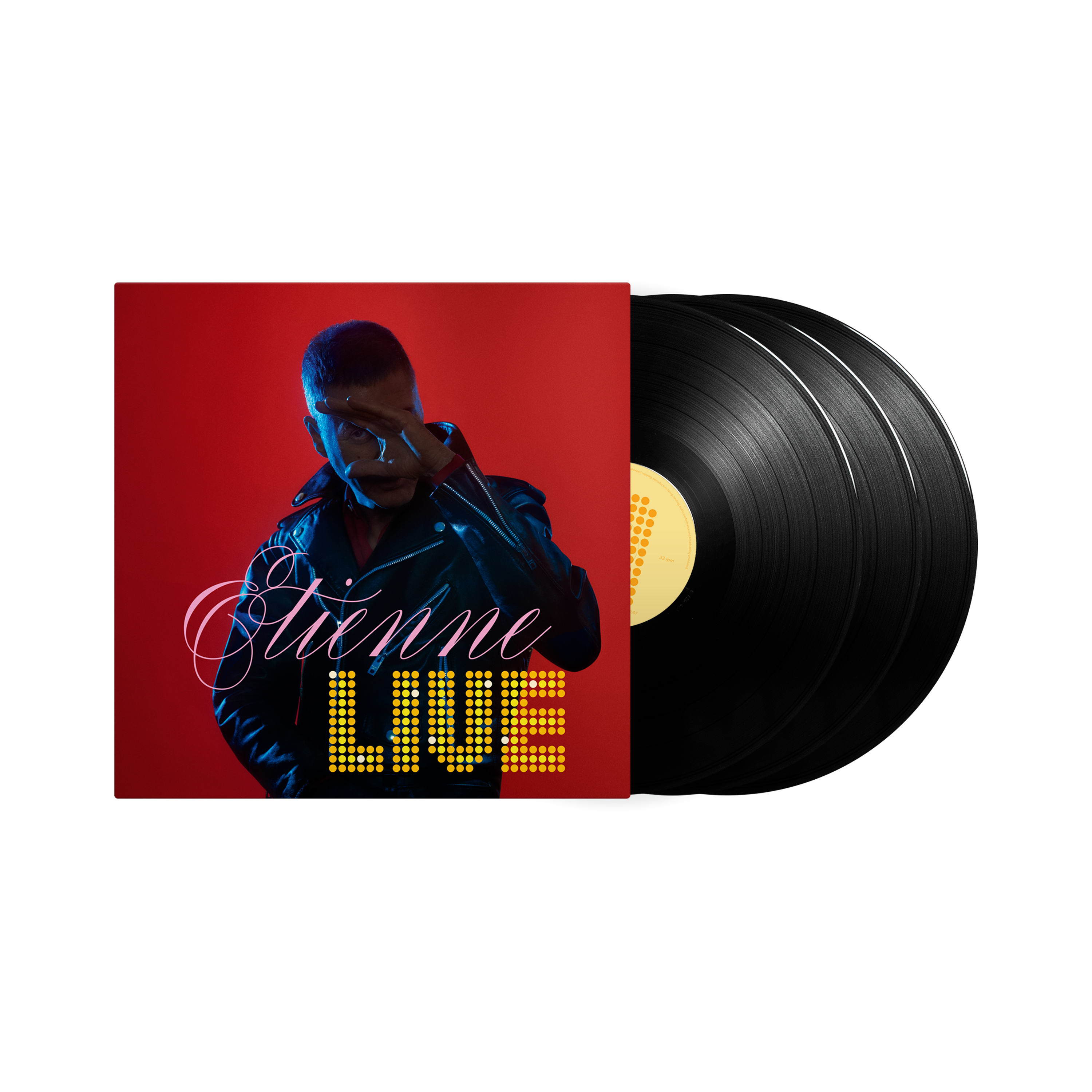 Etienne Daho - Etienne Live - Triple vinyle standard noir