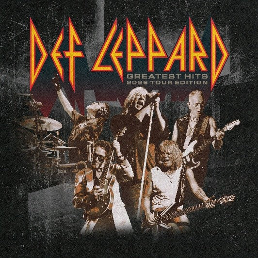 Def Leppard - Greatest Hits - Vinyle Rouge Tour Edition