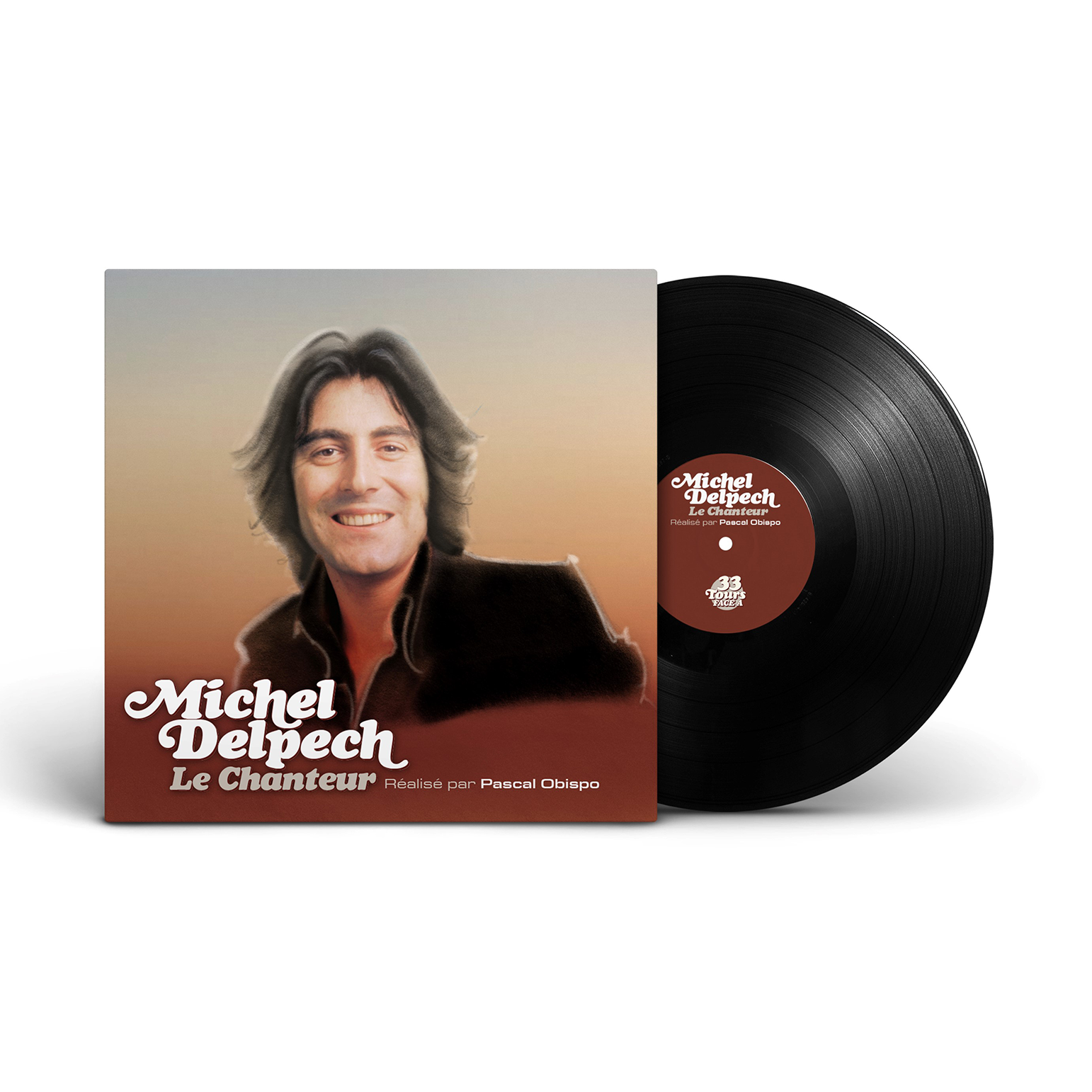 Michel Delpech & Pascal Obispo - Le Chanteur - Double Vinyle Dédicacé par Pascal Obispo