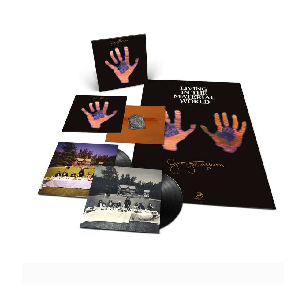 George Harrisson - Living in the Material World (50th Anniversary) - 2LP avec poster Gatefold - Tirage Limité