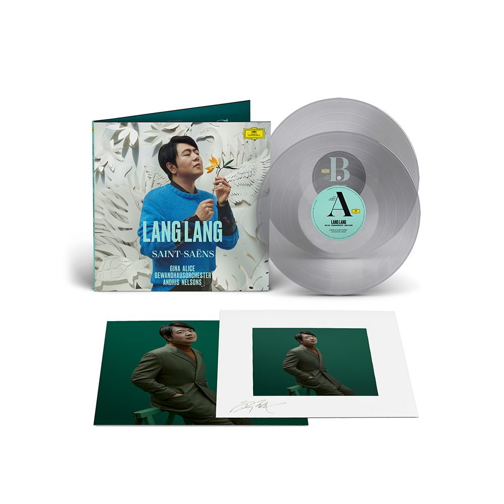 Lang Lang - SAINT-SAËNS - Double vinyle crystal clear + Carte dédicacée