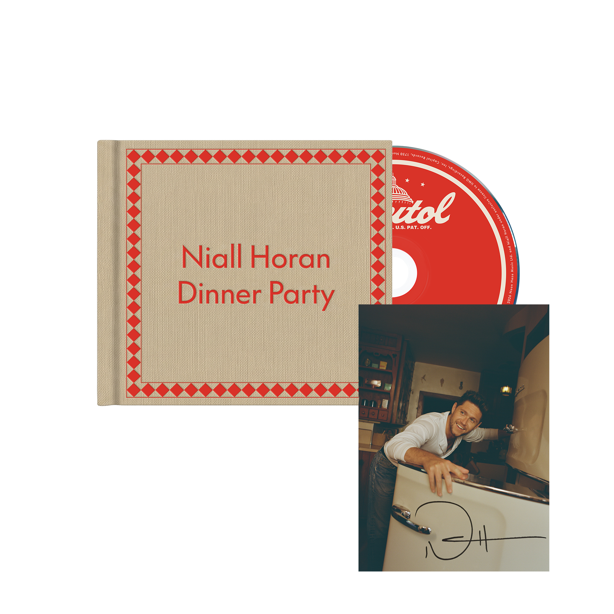 Niall Horan - Dinner Party - Livre-CD relié + Carte dédicacée