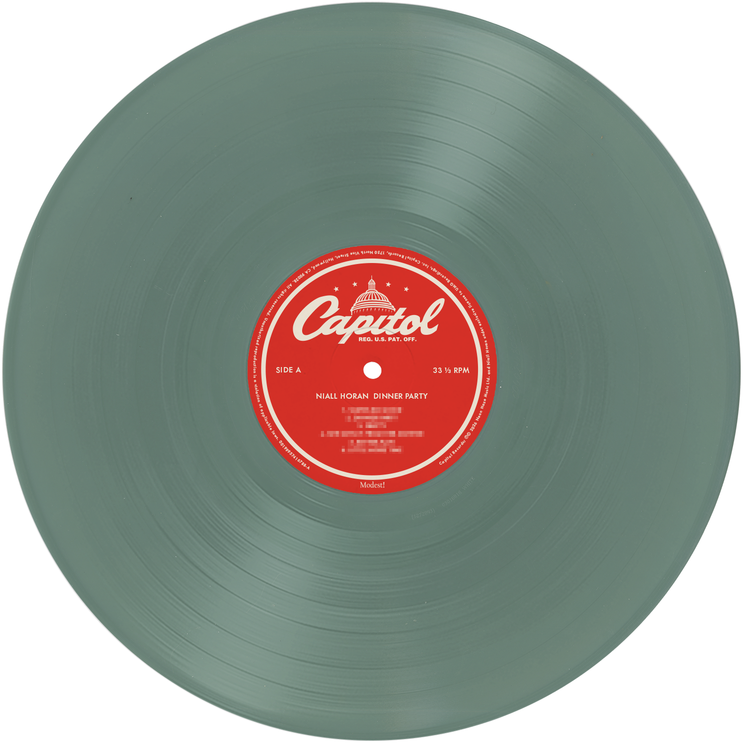 Niall Horan - Dinner Party - Vinyle Olive + Carte dédicacée