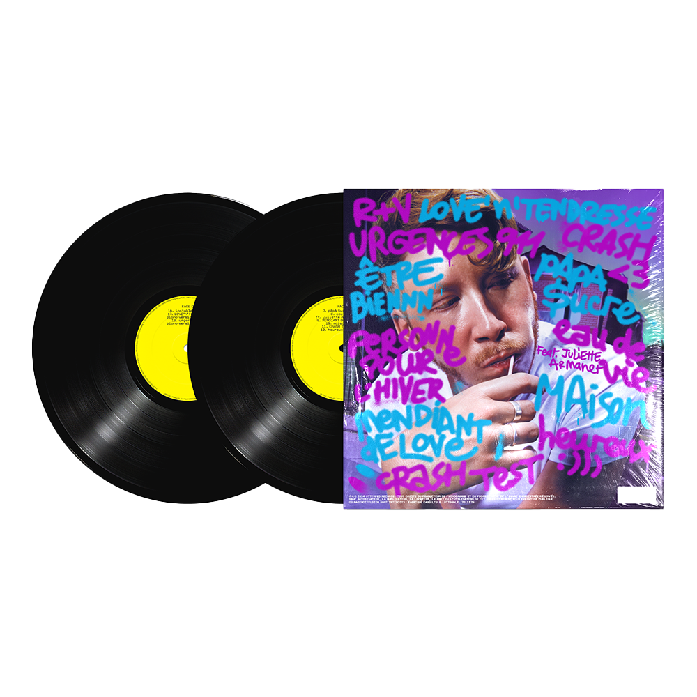 Eddy De Pretto - "Crash cœur+" Double Vinyle (réédition)