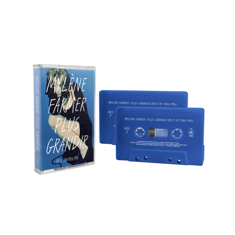 Mylène Farmer - Plus grandir – Best Of 1986 - 1996 - Double Cassette Bleue
