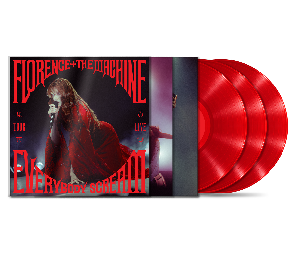 Florence + The Machine - Everybody Scream Tour Live - Triple Vinyle Rouge Exclusif