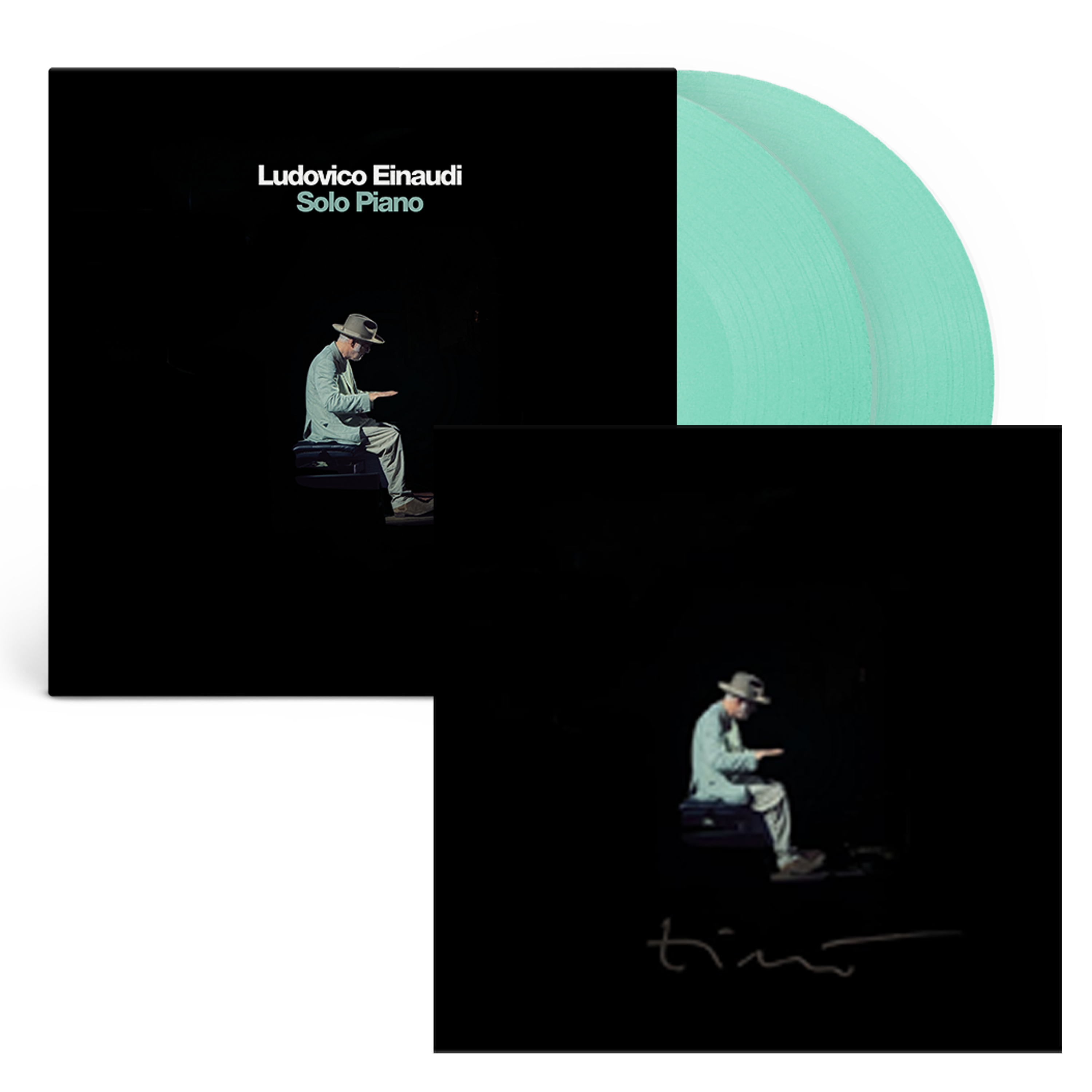 Ludovico Einaudi - Solo Piano - Double Vinyle Vert + Carte dédicacée